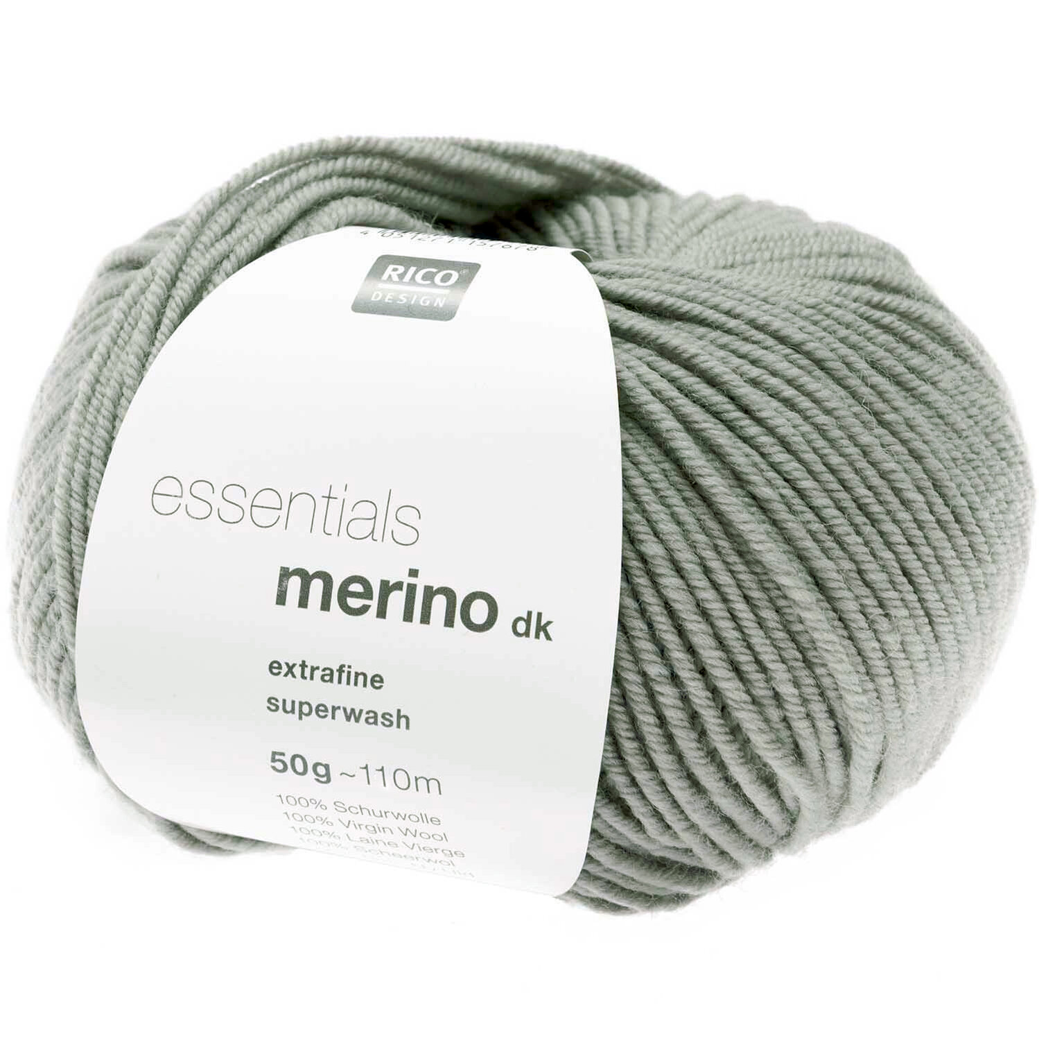 Essentials Merino dk 50g 110m Farbe Stahlgrau von Rico Design