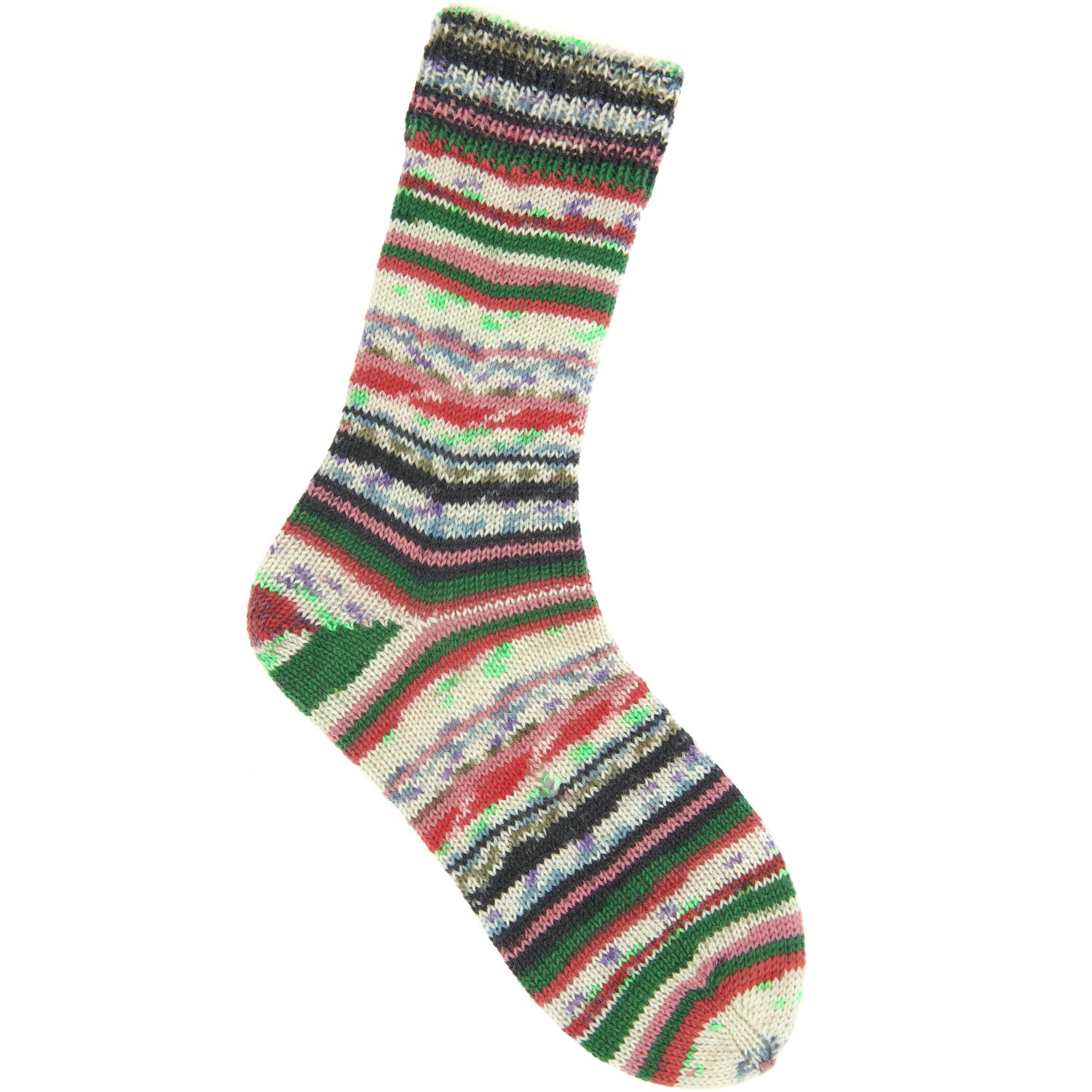 Socks Neon Fair Isle 4-fädig Socks Neon Fair Isle 4-fädig