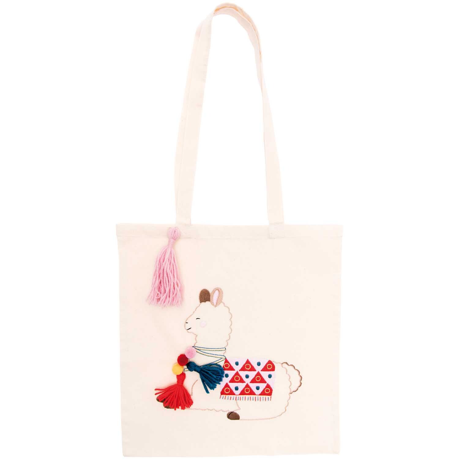 Stickpackung Tasche Lama 38x42cm von Rico Design
