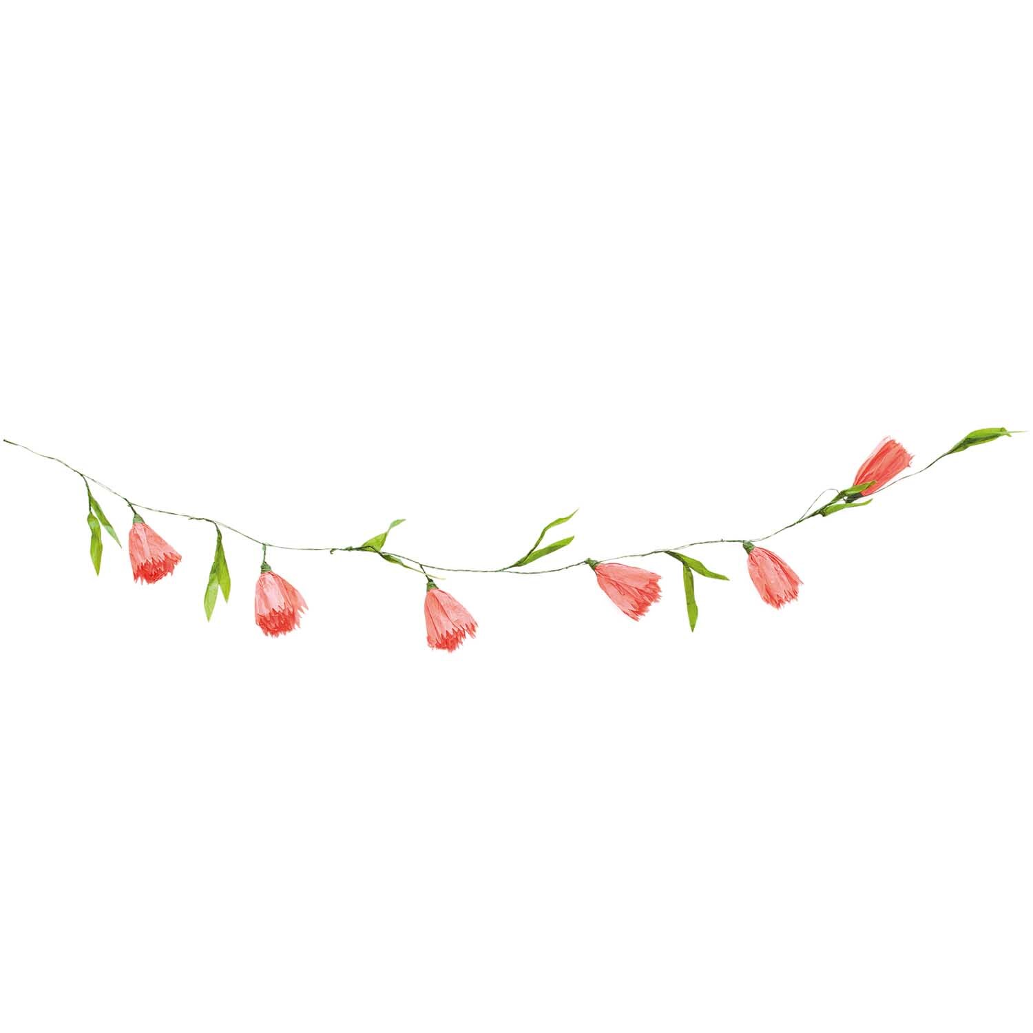 Papierblumen Girlande pink 180 cm von Rico Design
