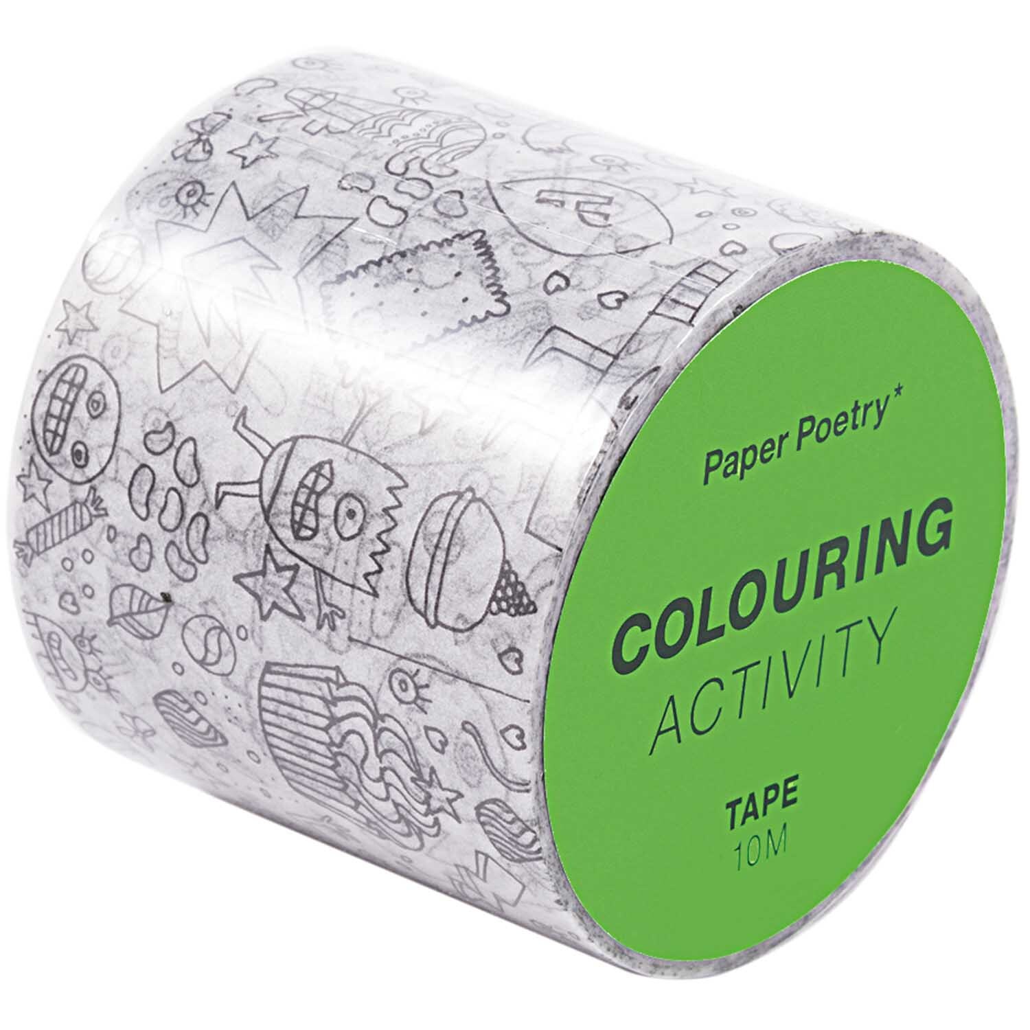 Paper Poetry Tape XL Monster 4cm 10m Paper Poetry Tape XL Monster 4cm 10m
