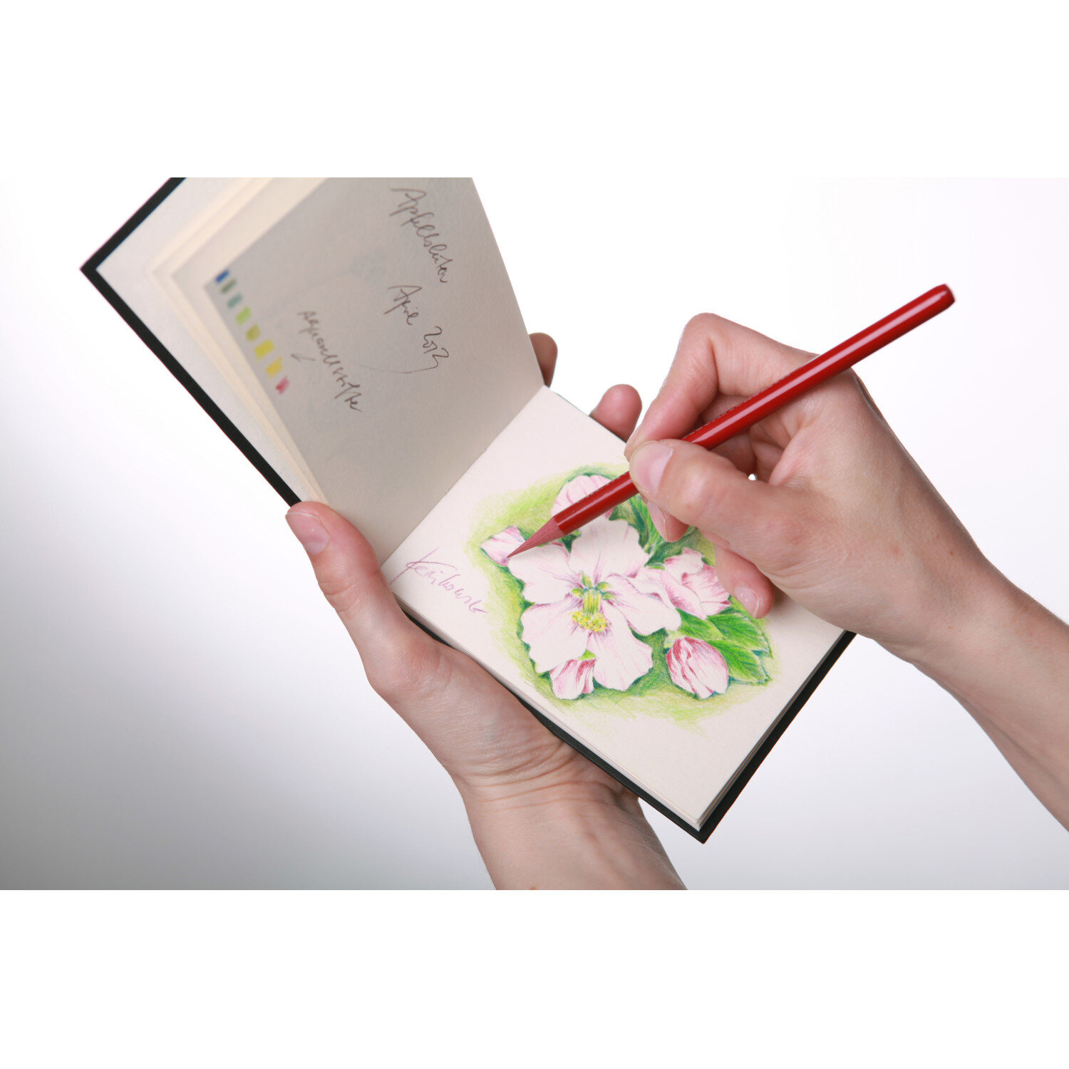 Skizzenbuch schwarz 140g 9x12,5cm 30 Blatt von Hahnemühle FineArt 