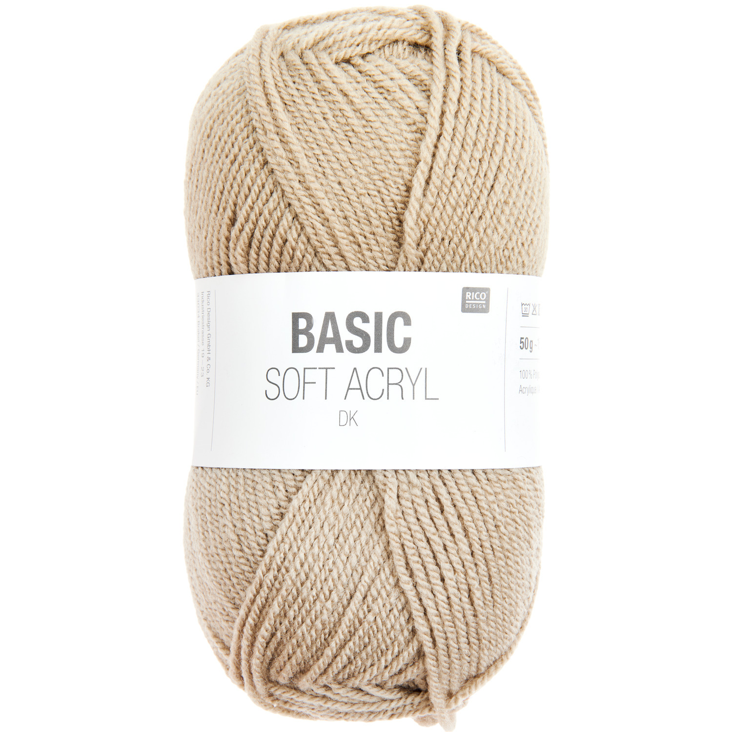 Rico Design Basic Soft Acryl dk Beige