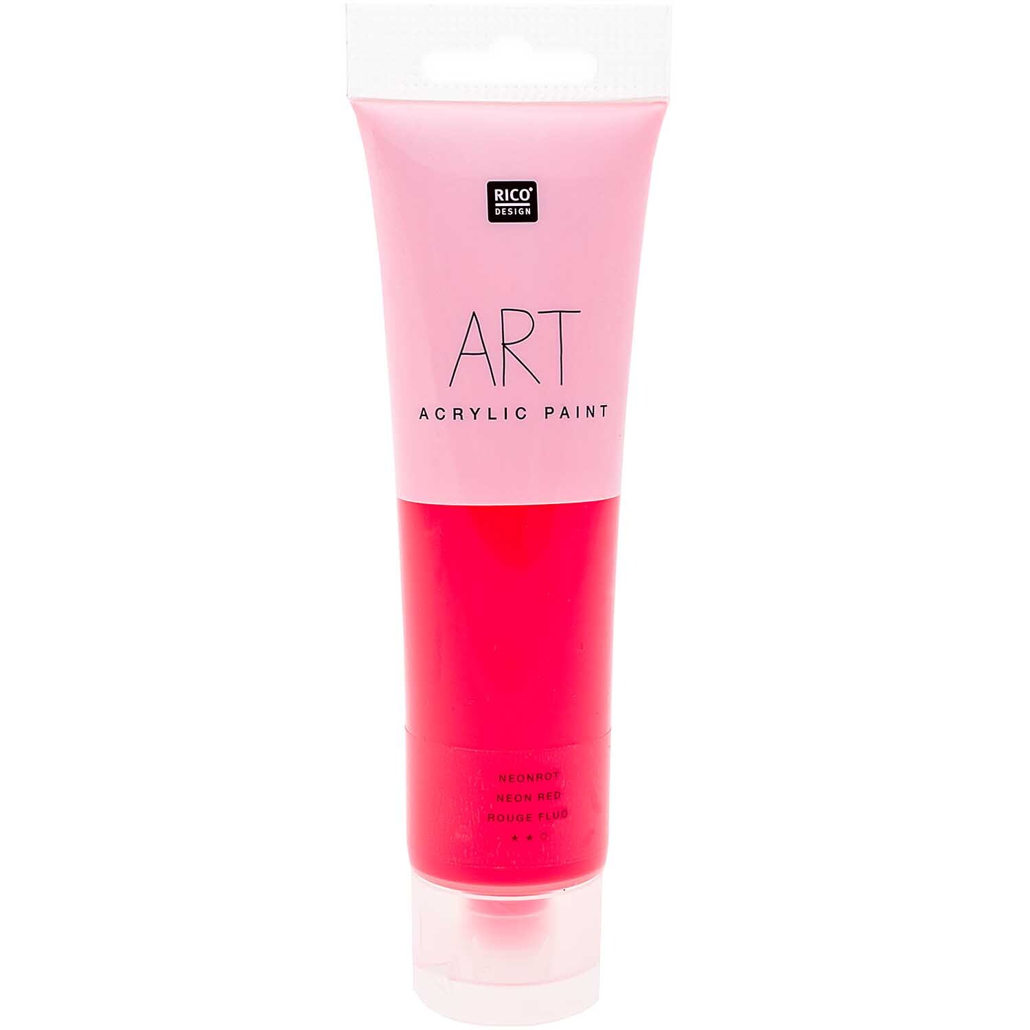 Rico Design ART Künstler Acrylfarbe 100ml Neonrot