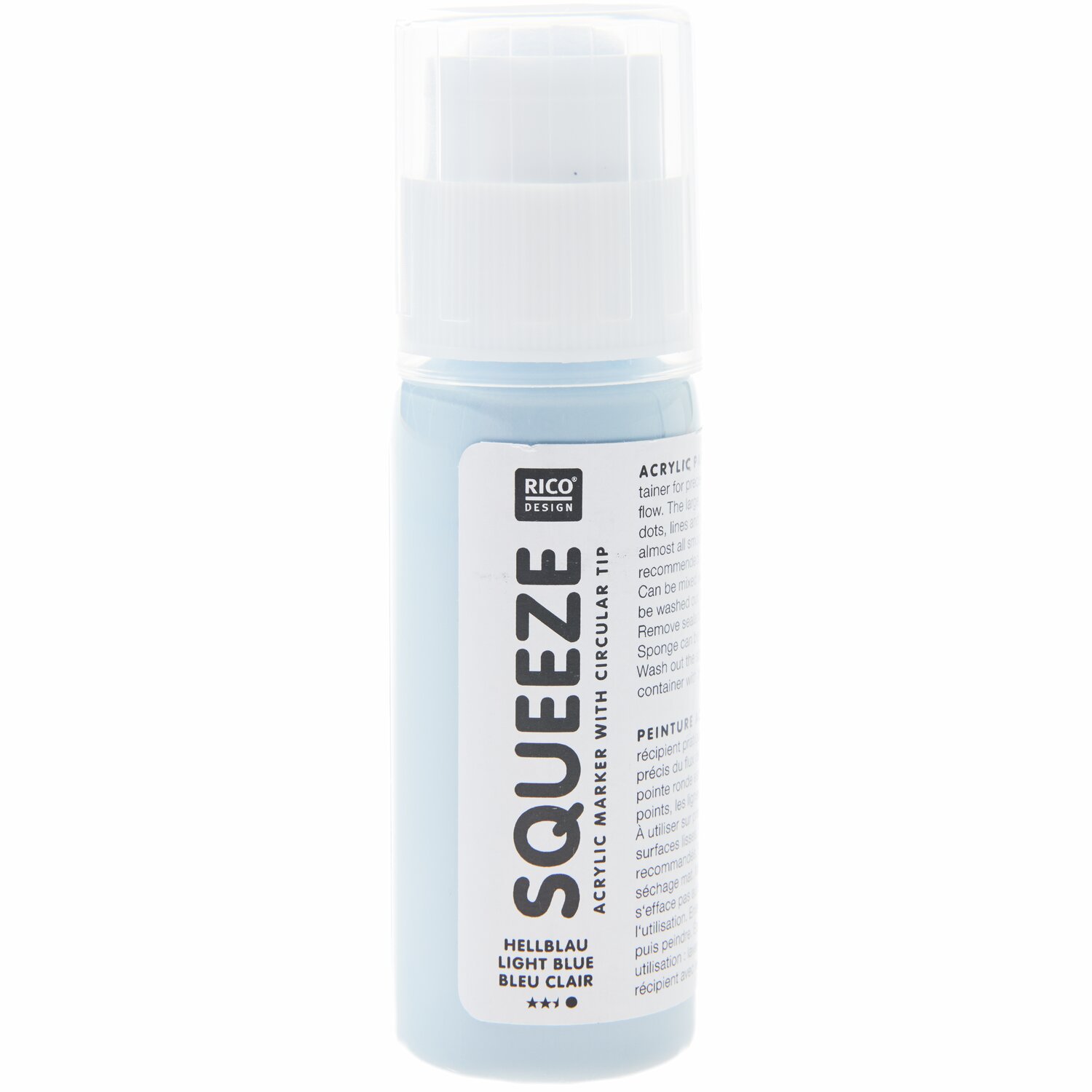 Rico Design Squeeze Acrylic Marker 60ml Hellblau