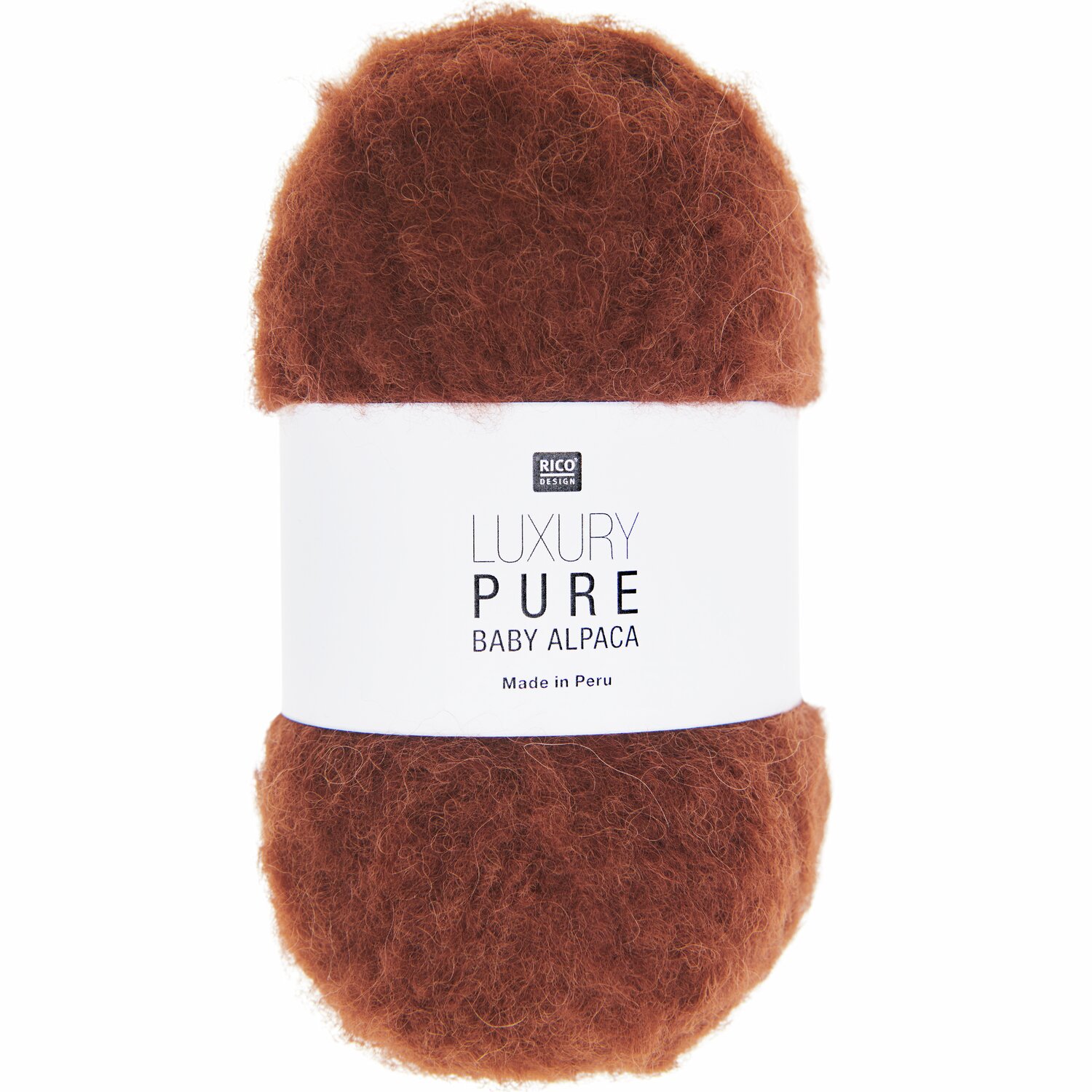 Luxury Pure Baby Alpaca 50g 150m Farbe Nougat von Rico Design