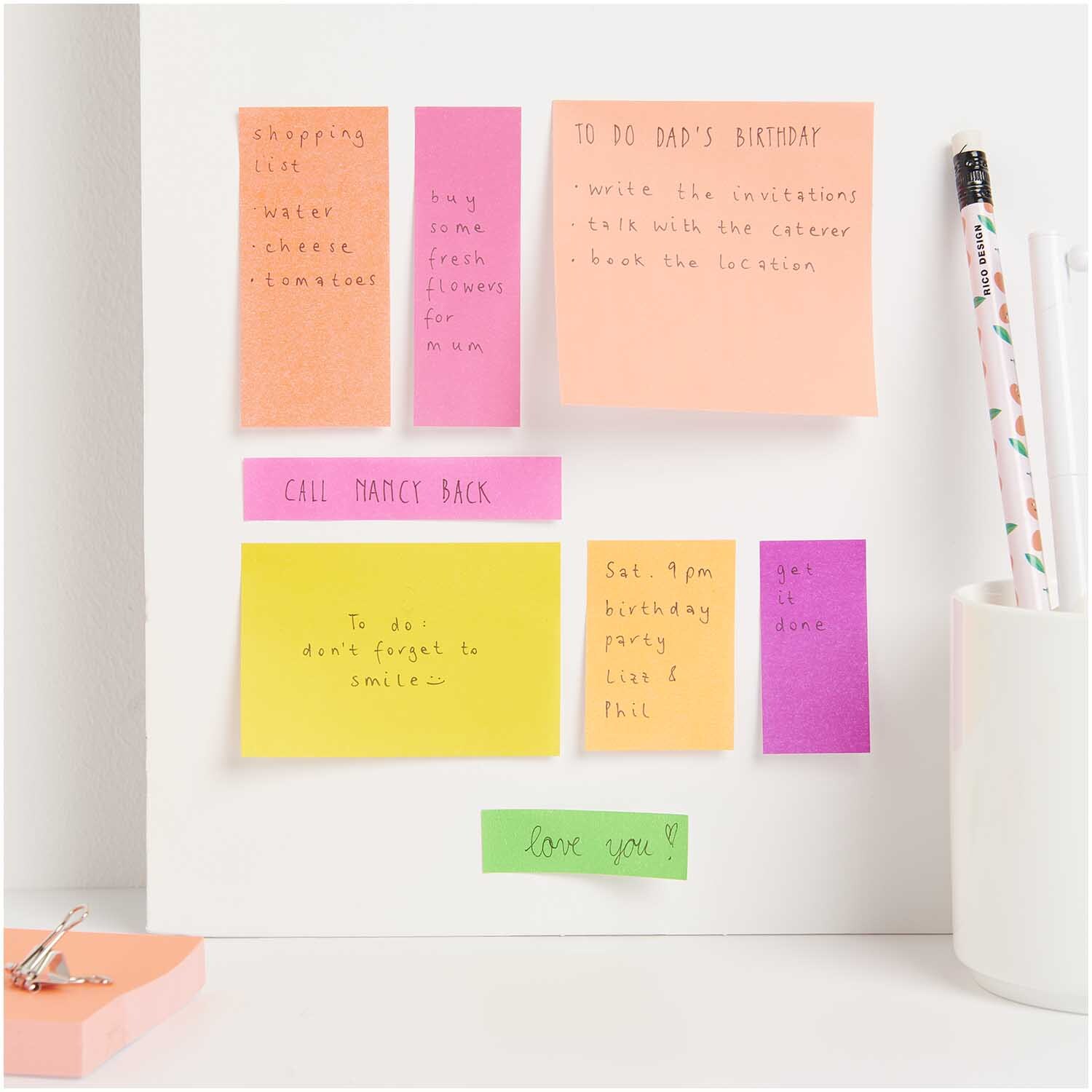 Paper Poetry Haftnotizen Neon Orange/Pink 4x100 Blatt Paper Poetry Haftnotizen Neon Orange/Pink 4x100 Blatt