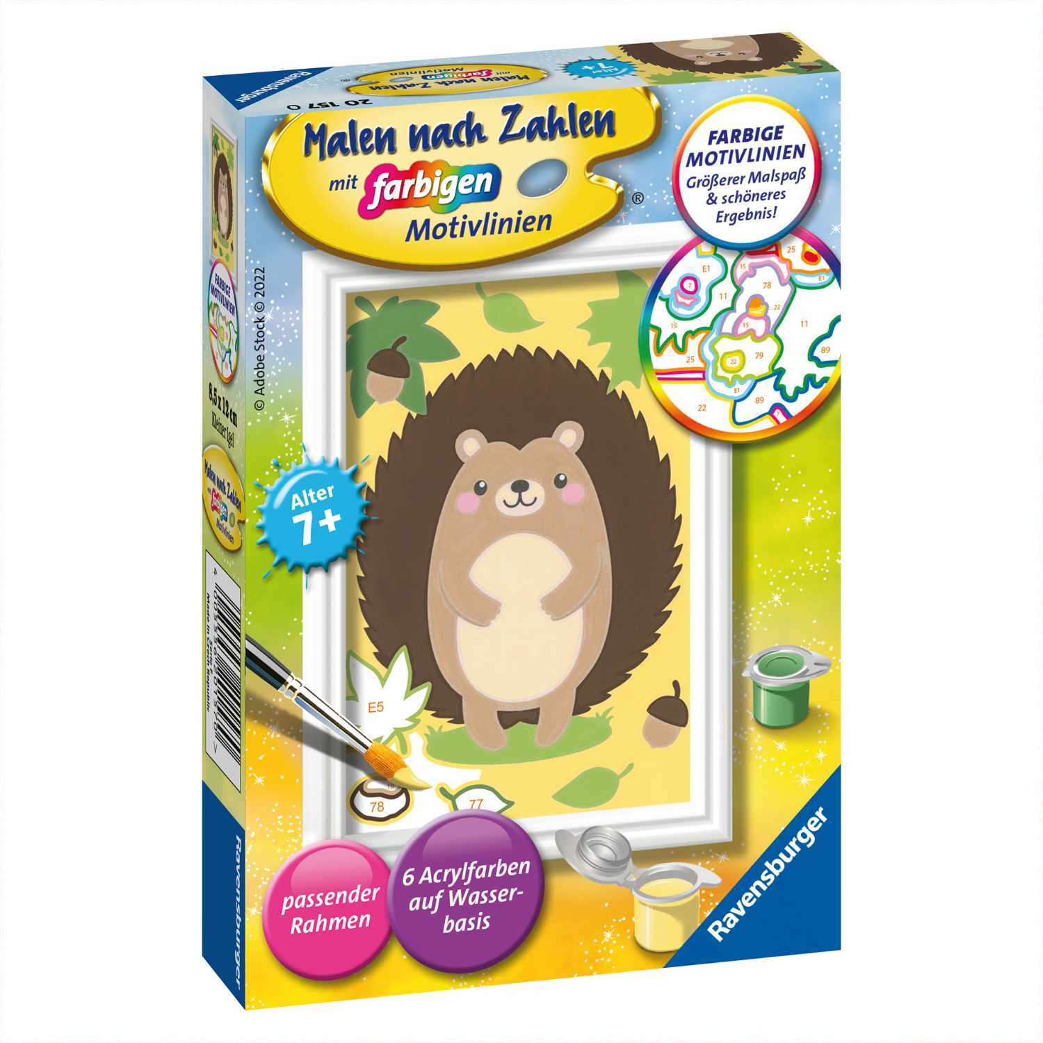 Malen nach Zahlen Kleiner Igel Malen nach Zahlen Kleiner Igel