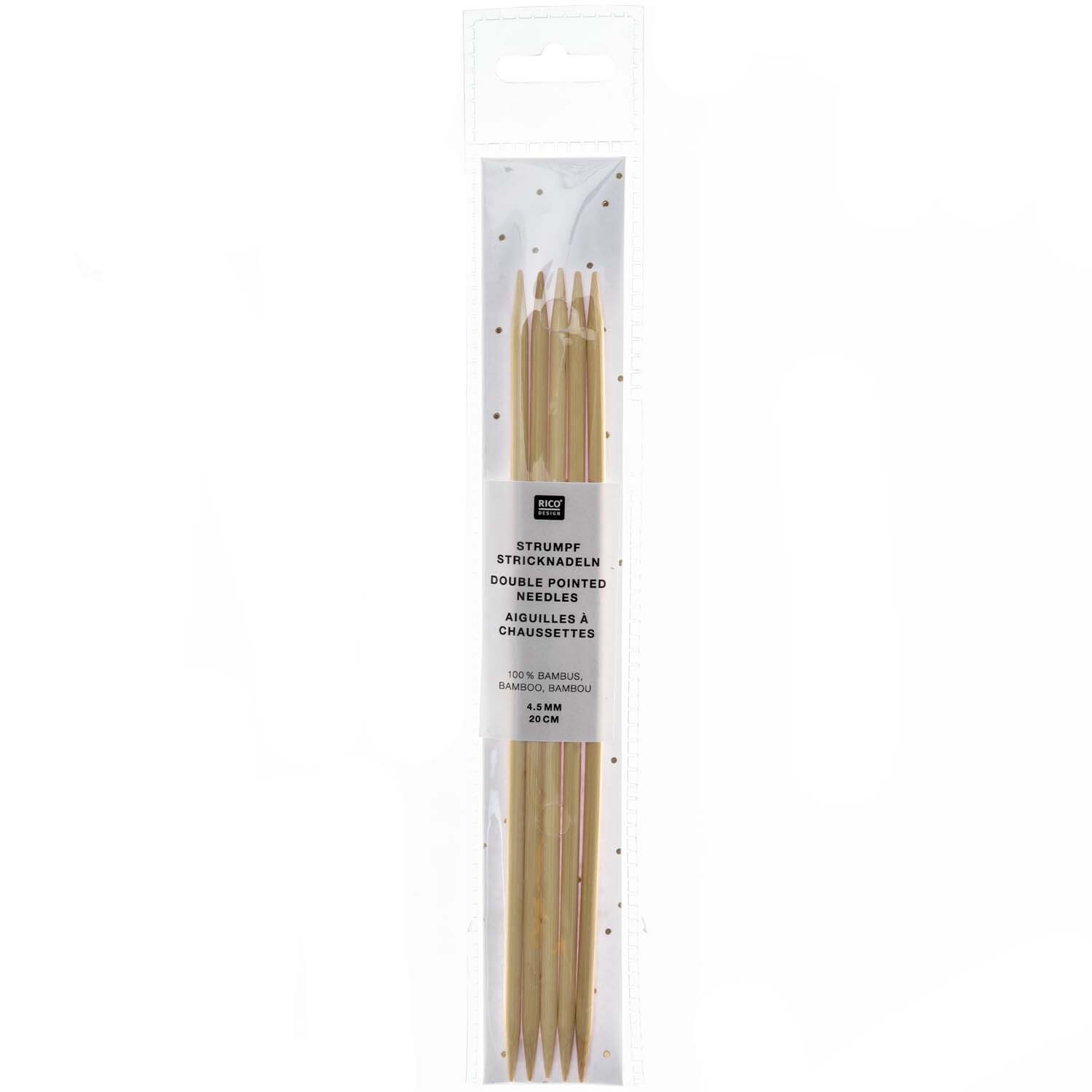 Nadelspiel 20cm Bambus