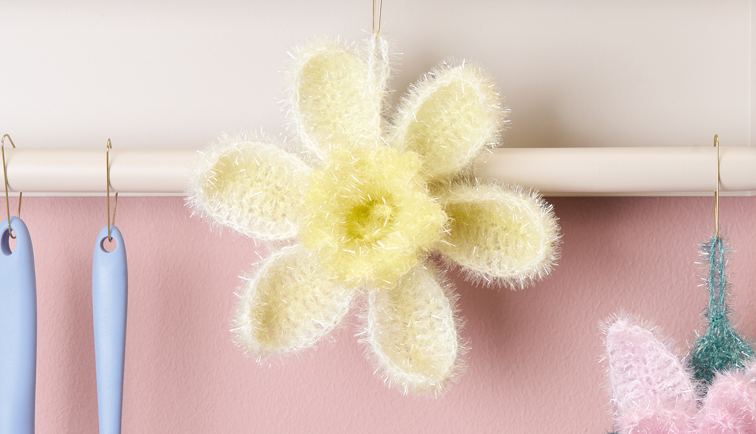 Häkelanleitung Narzisse aus Creative Bubble Dégradé