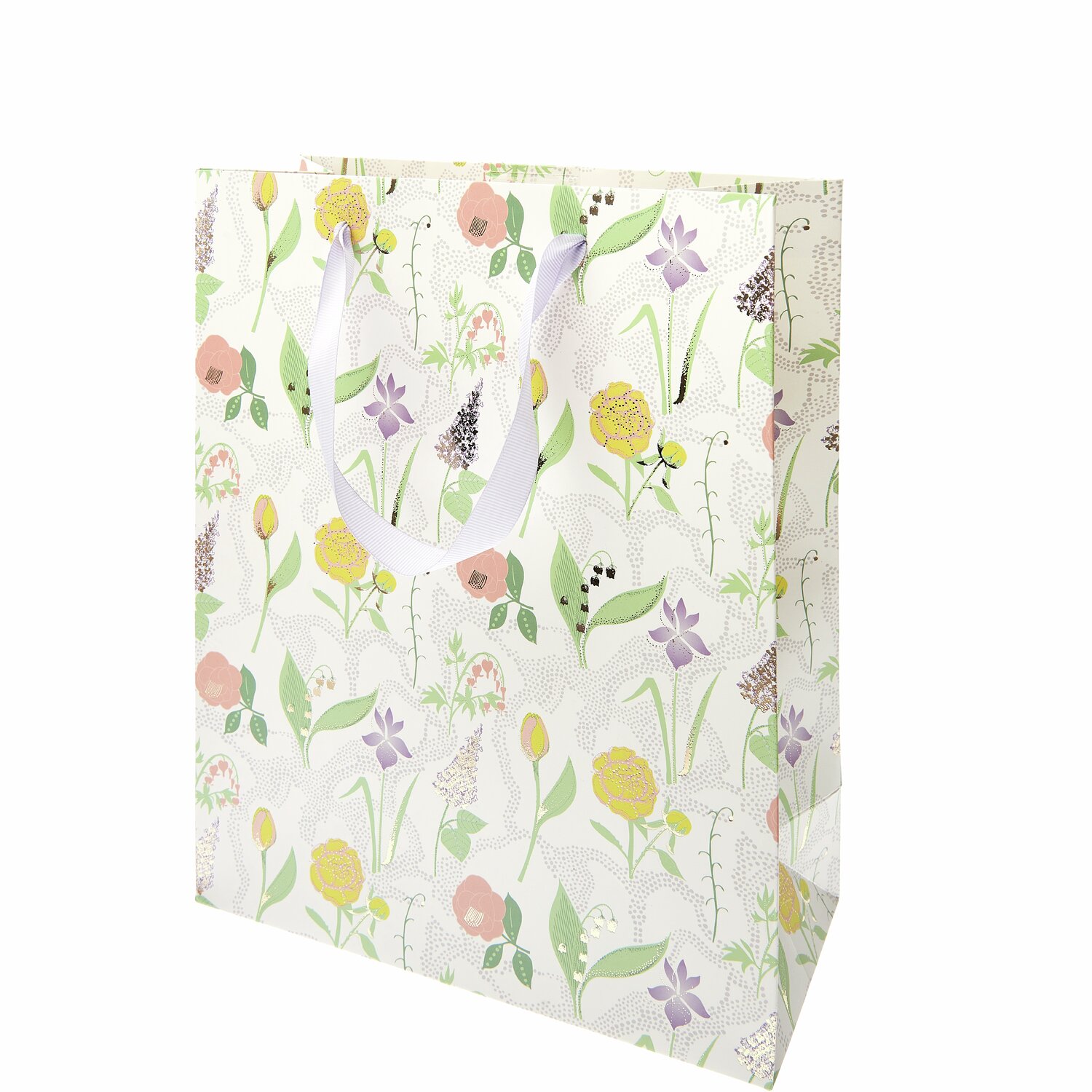 Geschenktüte Blumenwiese L 26x32x12cm von Rico Design