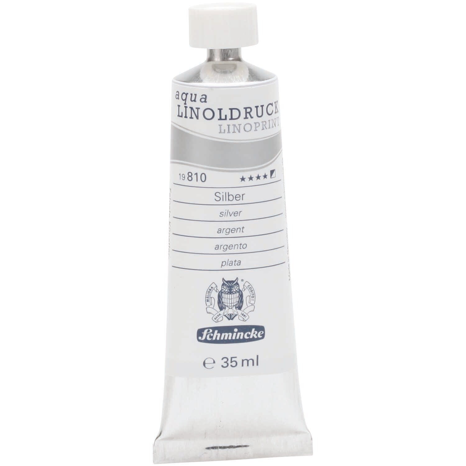 Schmincke Linoldruckfarbe Silber