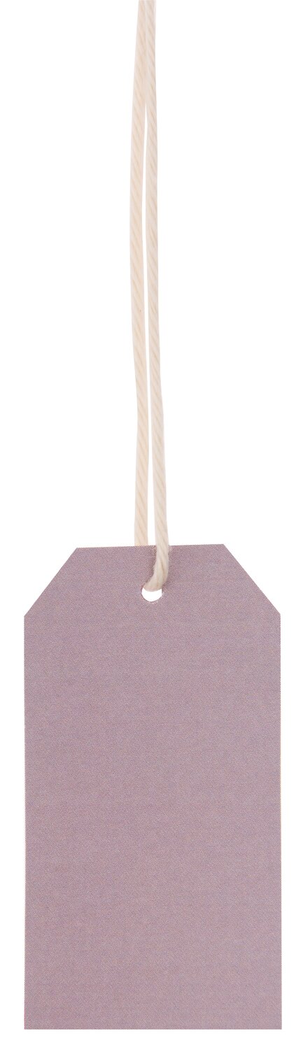 Paper Poetry Papieranhänger klein mauve 3x6cm 24 Stück von Rico Design