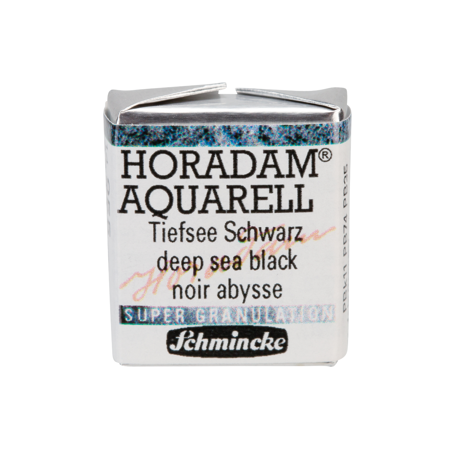 Schmincke HORADAM Aquarellfarbe 1/2 Näpfchen Tiefsee Schwarz