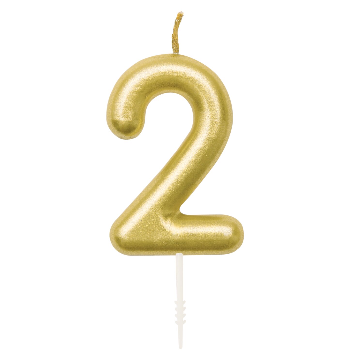 Rico Design Zahlenkerze Gold 2