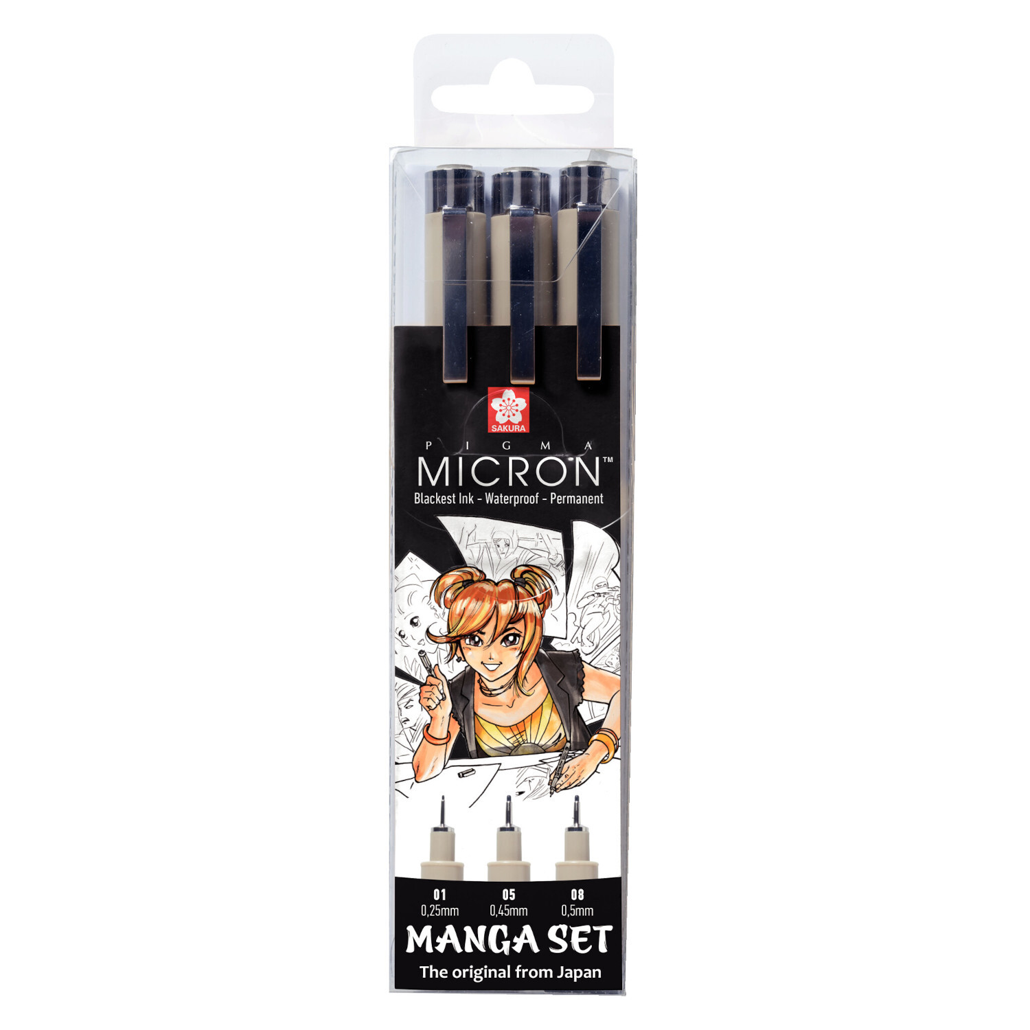Pigma Micron Manga Set