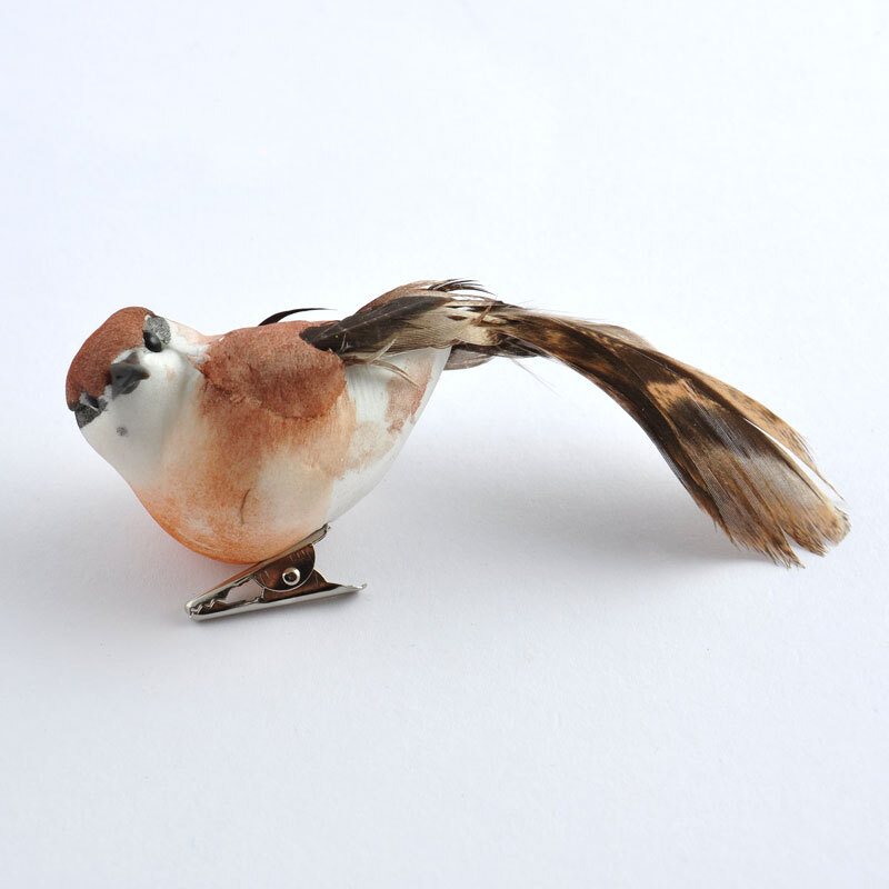 Vogel braun 8,5cm