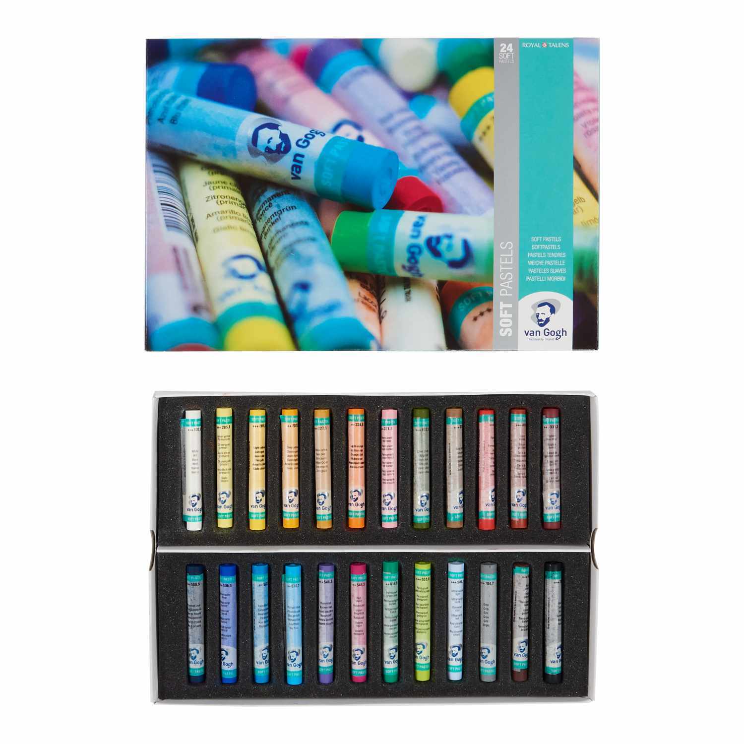 Weiche Pastellfarben Set 24 Farben Weiche Pastellfarben Set 24 Farben