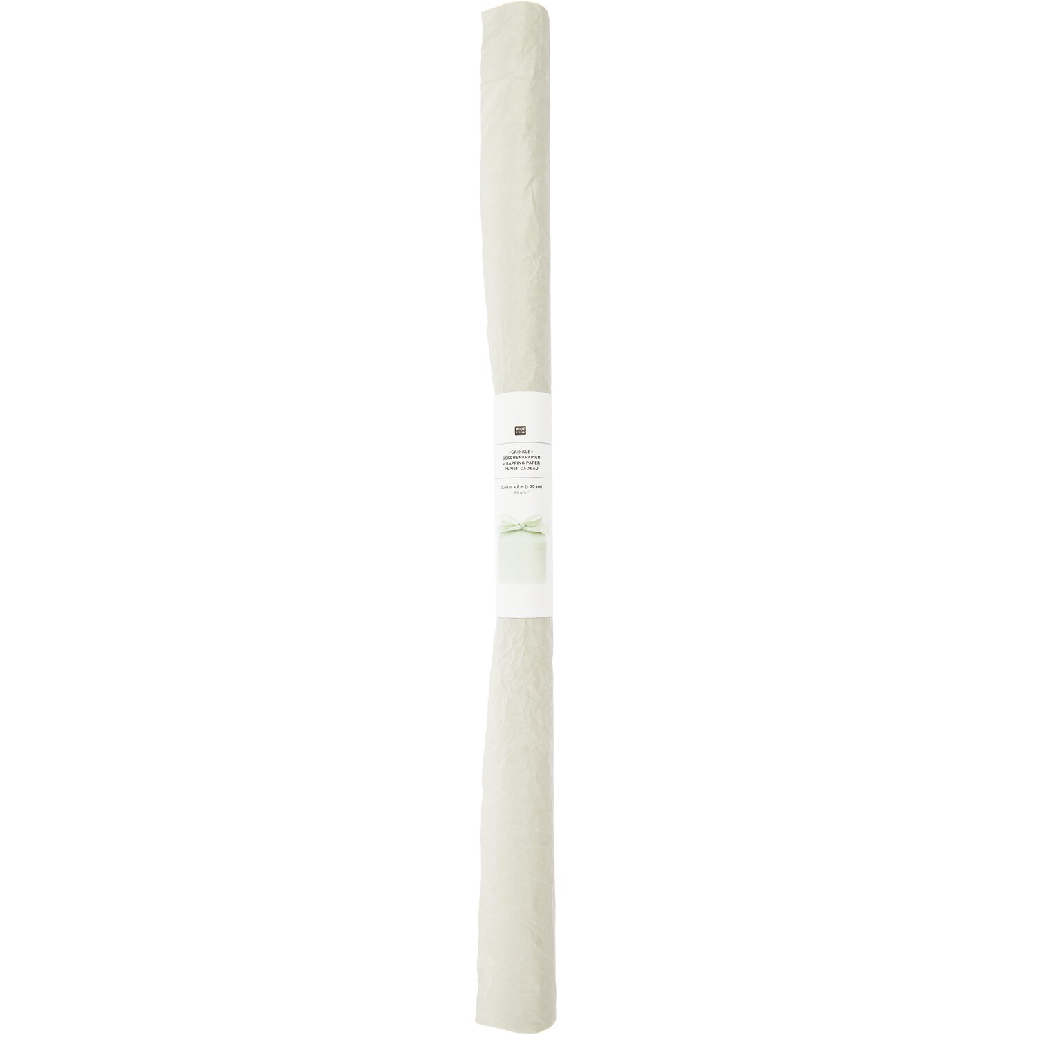 Knitter Geschenkpapier 0,68x2m Farbe Schilf von Rico Design