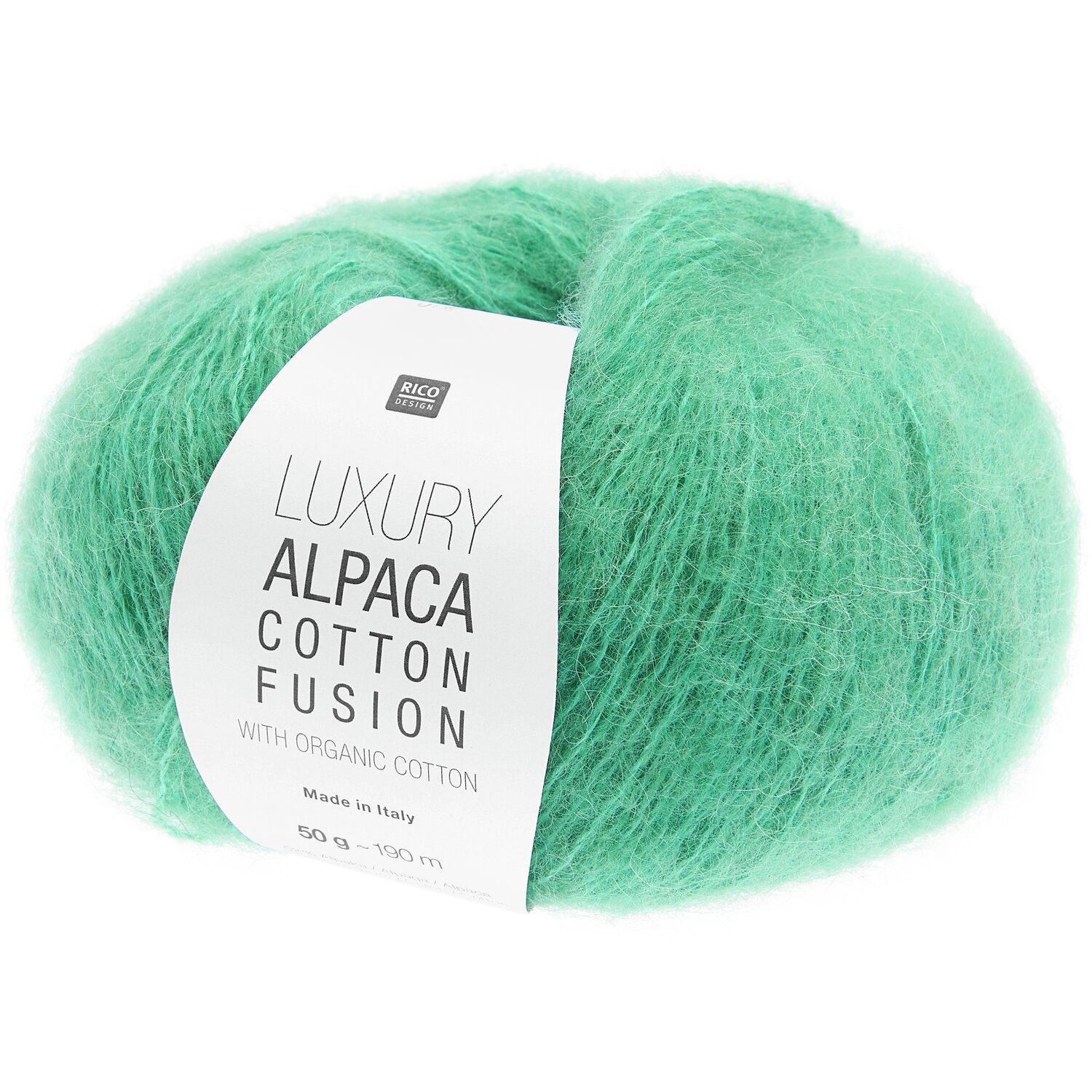 Luxury Alpaca Cotton Fusion 50g 190m Farbe Türkis von Rico Design