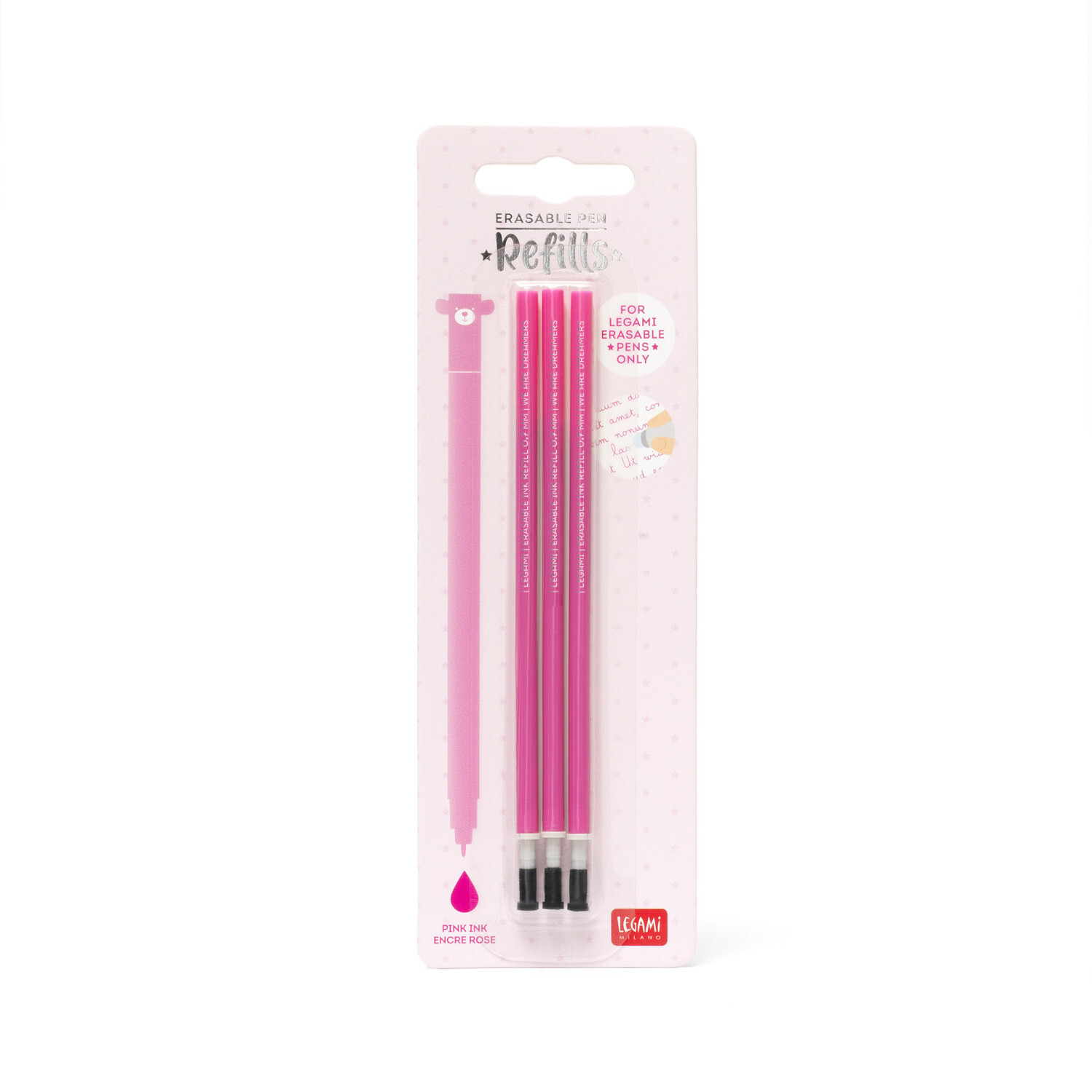 Ersatzminen für löschbaren Gelstift 3 Stück