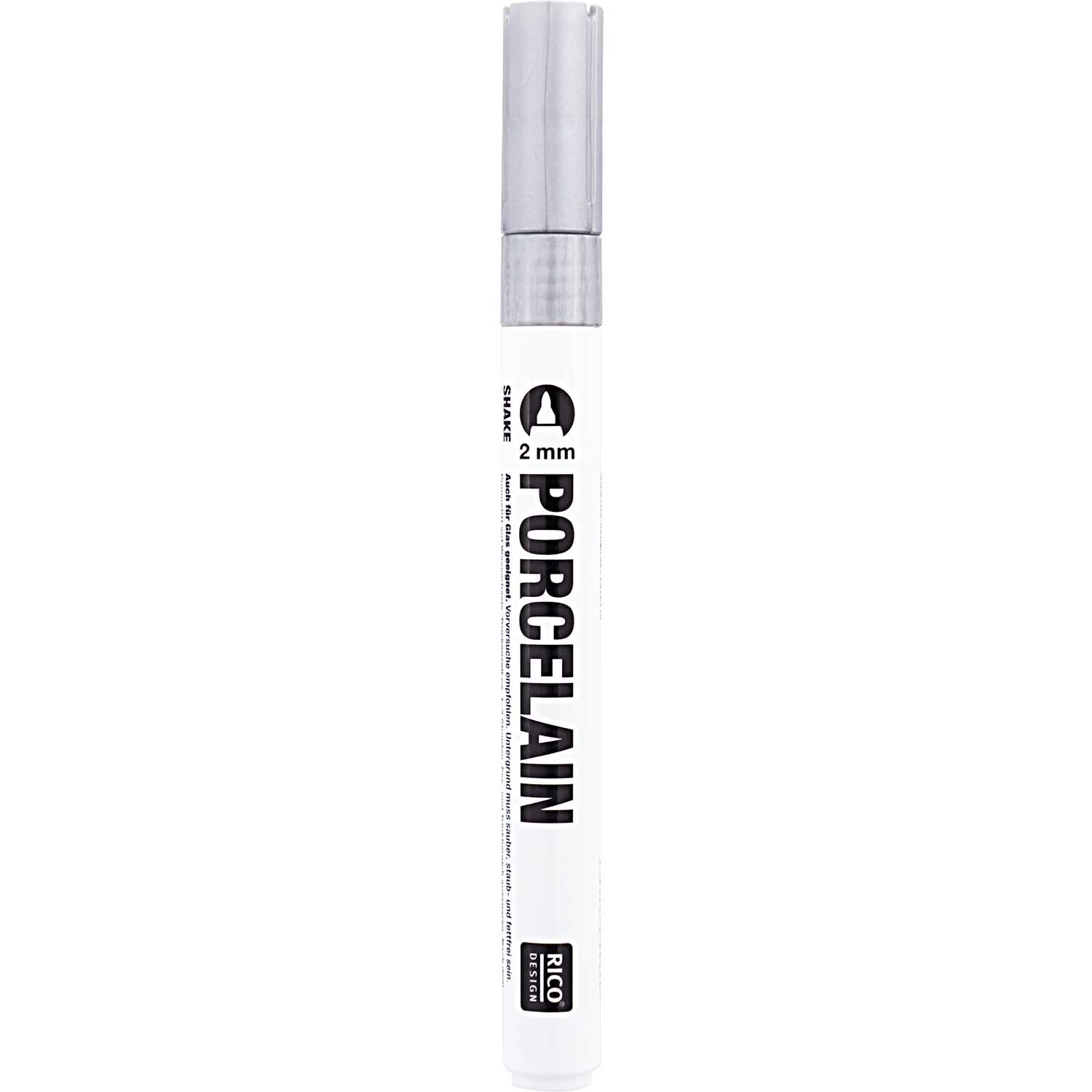 Rico Design Porzellanmarker 2mm Silber