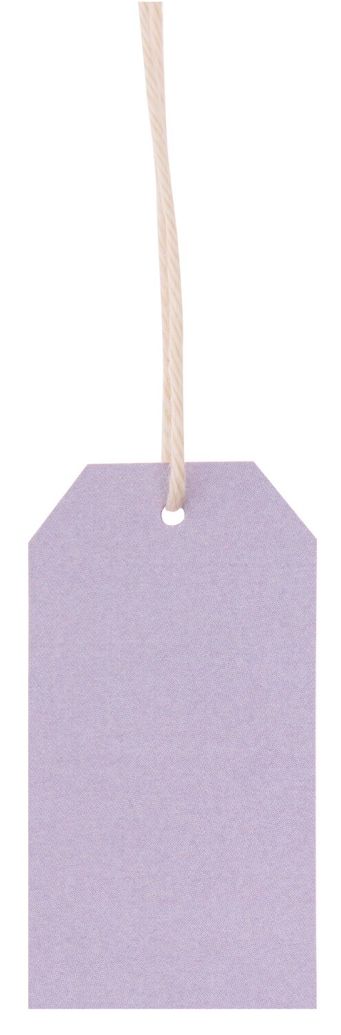 Paper Poetry Papieranhänger klein mauve 3x6cm 24 Stück von Rico Design