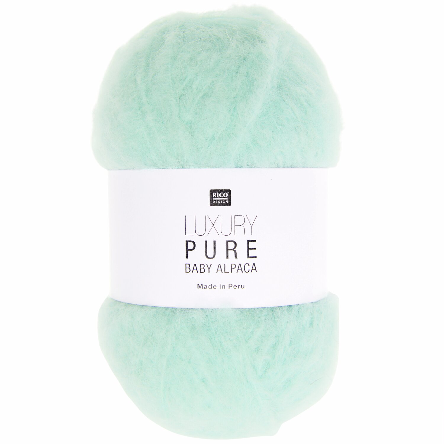 Luxury Pure Baby Alpaca 50g 150m Farbe Mint von Rico Design