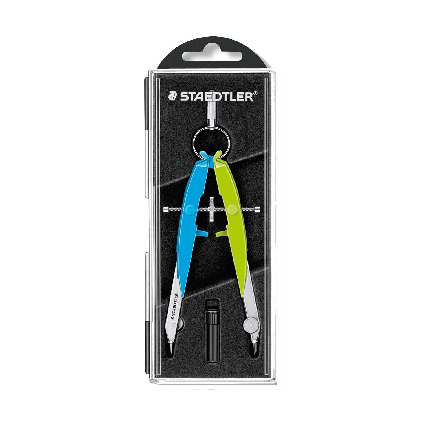Zirkel blau-grün neon 15cm