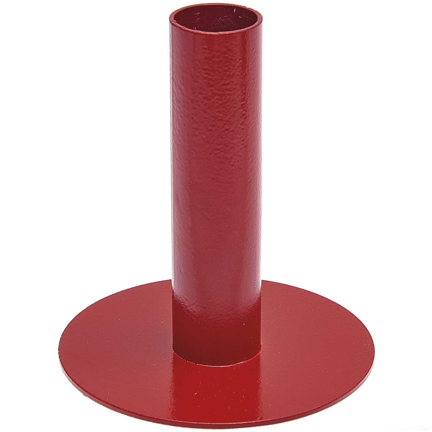 Rico Design Kerzenständer rot 10cm
