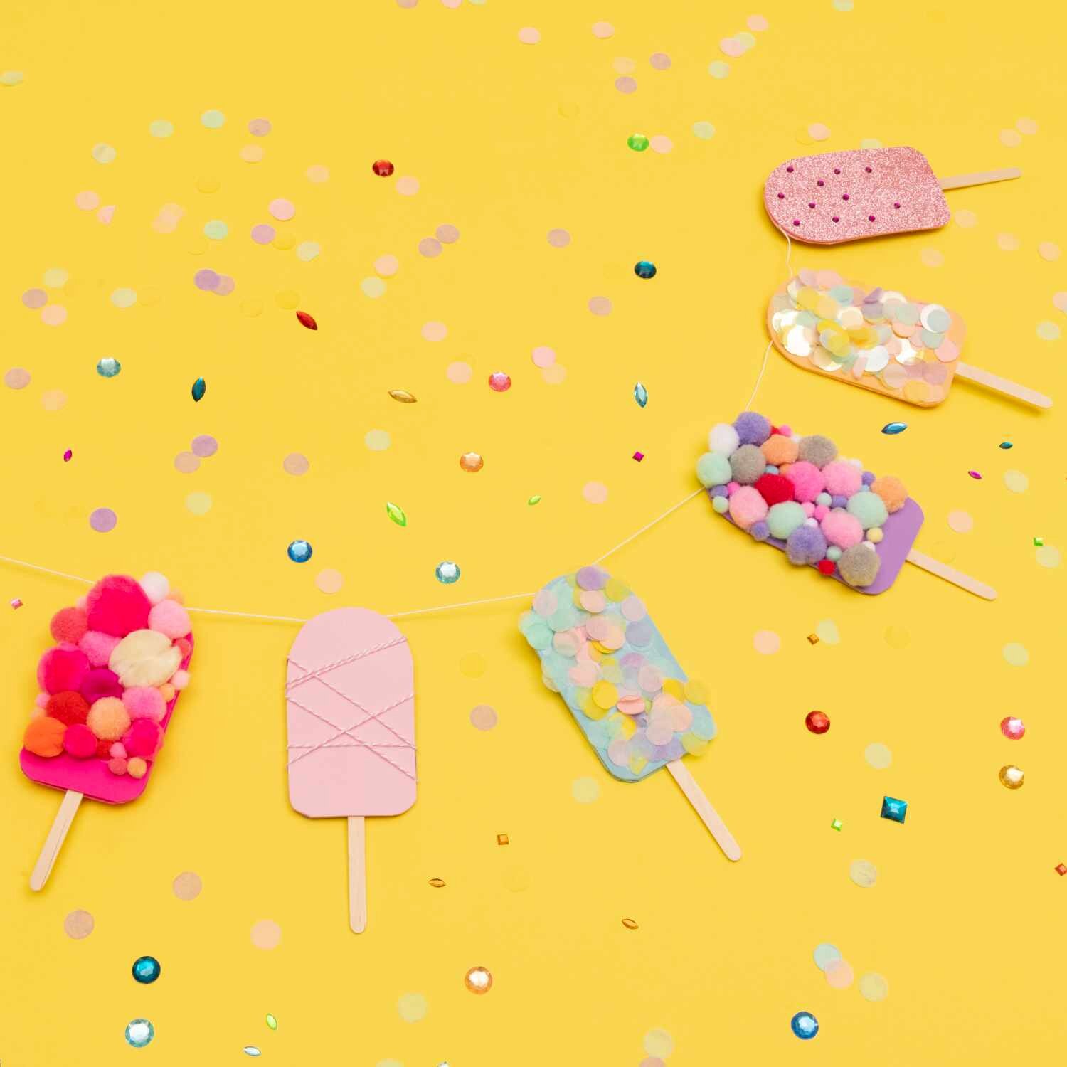 Bastelanleitung Eis-Girlande von idee. Creativmarkt 