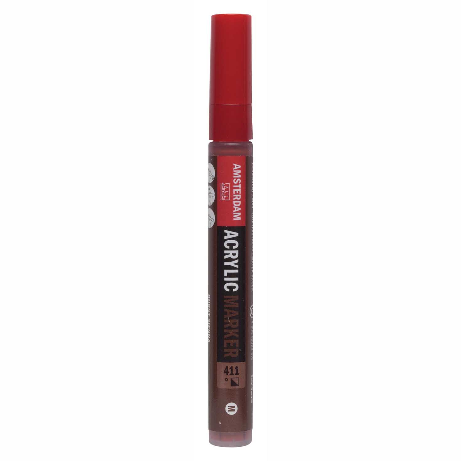 AMSTERDAM Acrylic Marker 3-4mm Siena Gebrannt