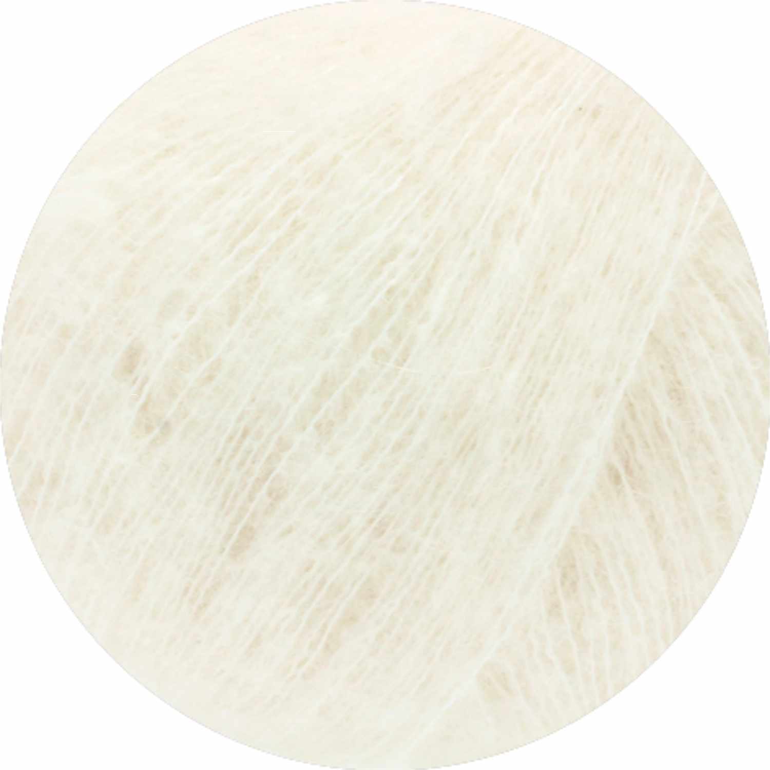 Bella 25g 250m Farbe Rohweiß von LANA GROSSA Mode mit Wolle Handels- und Vertriebs  Bella Wolle von Lana Grossa in Rohweiß, 25g 250m. Weiches Garn, ideal für feine Strickprojekte.