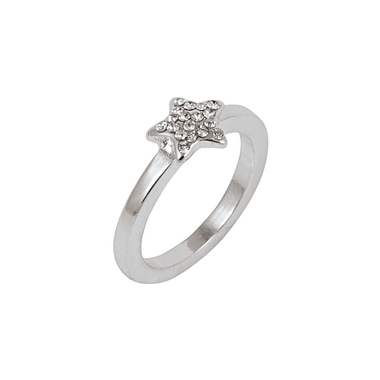 Ring mit Stern Strass 16mm