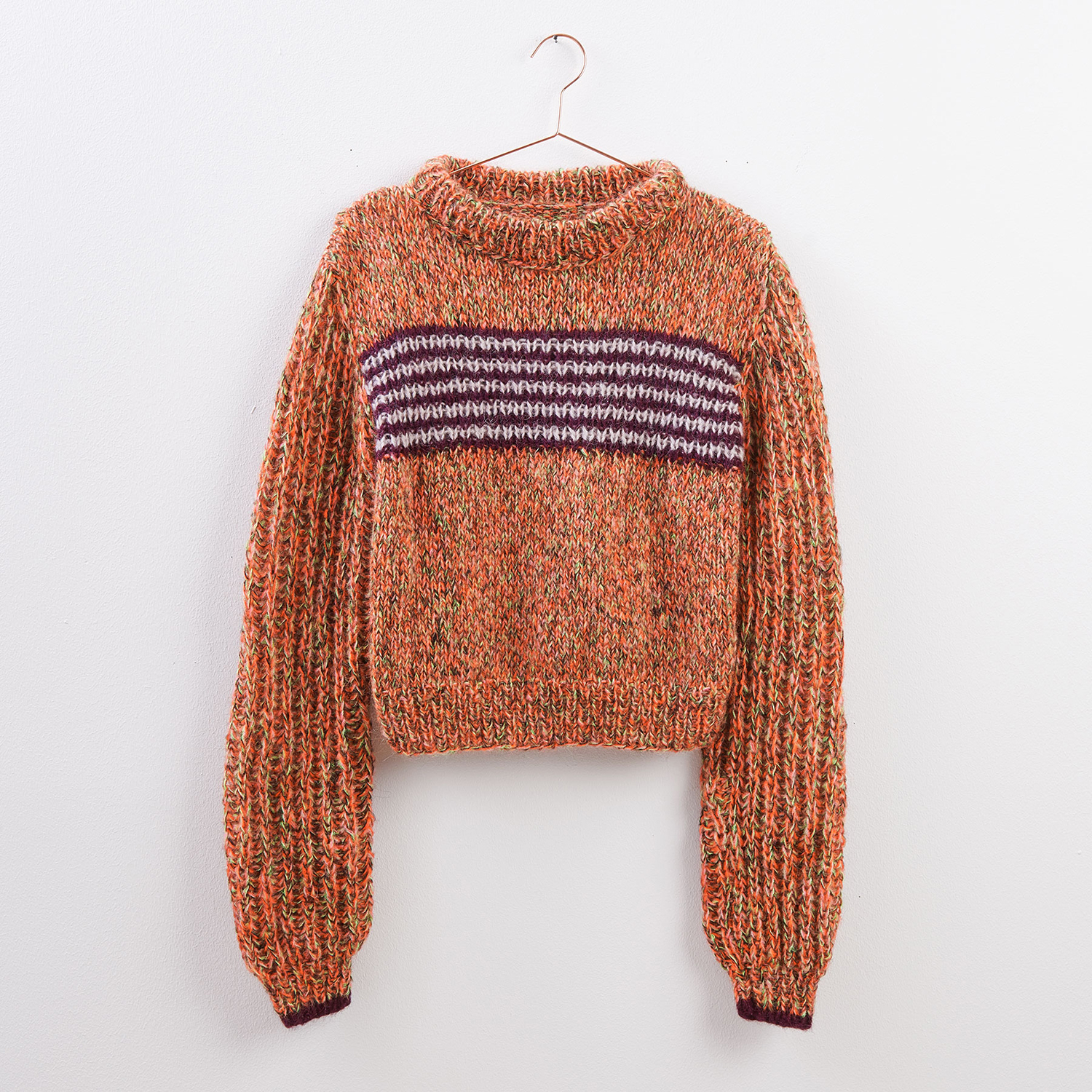 Strickanleitung Pullover mit coolem Print von Rico Design