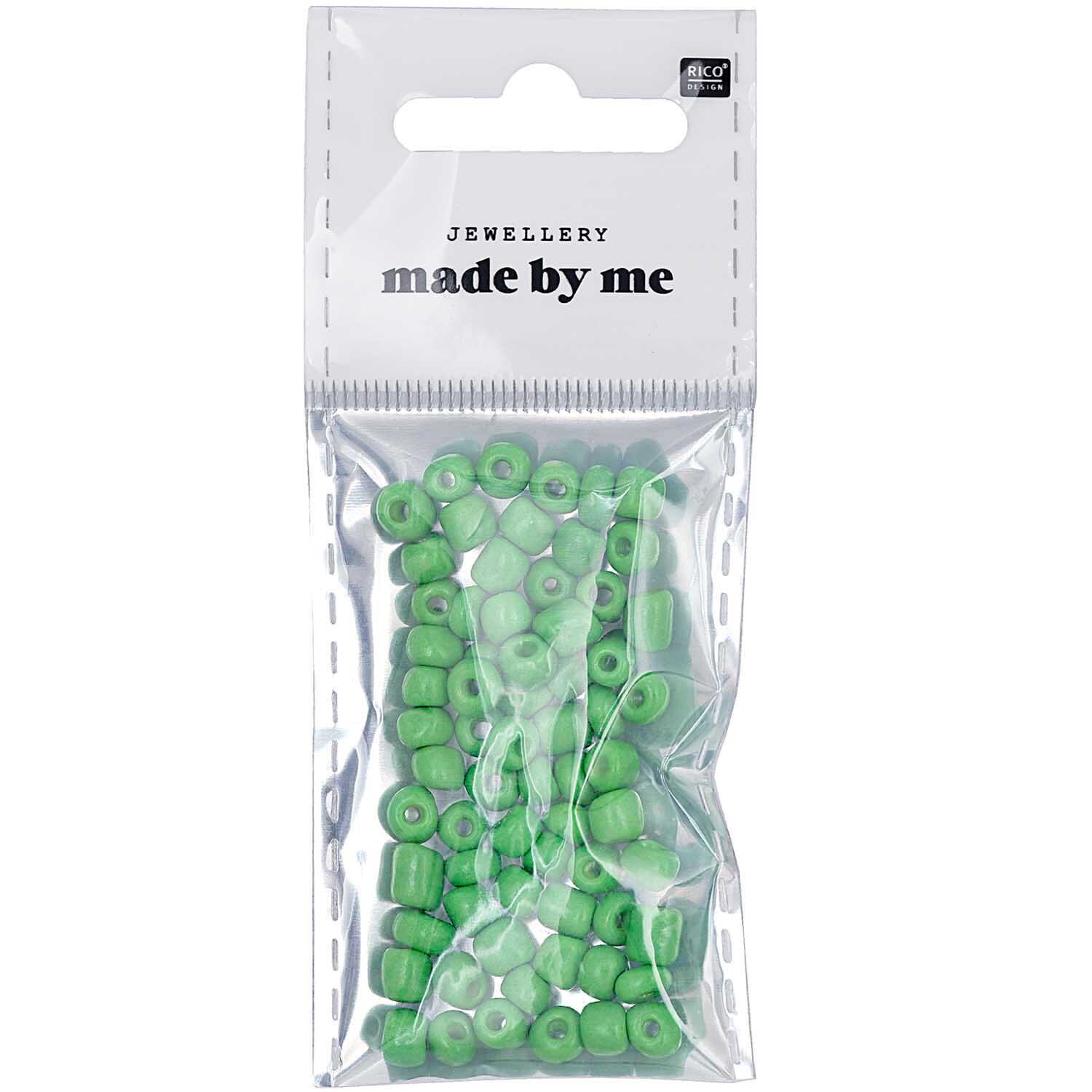 Keramik-Perlen natur 5mm 12g