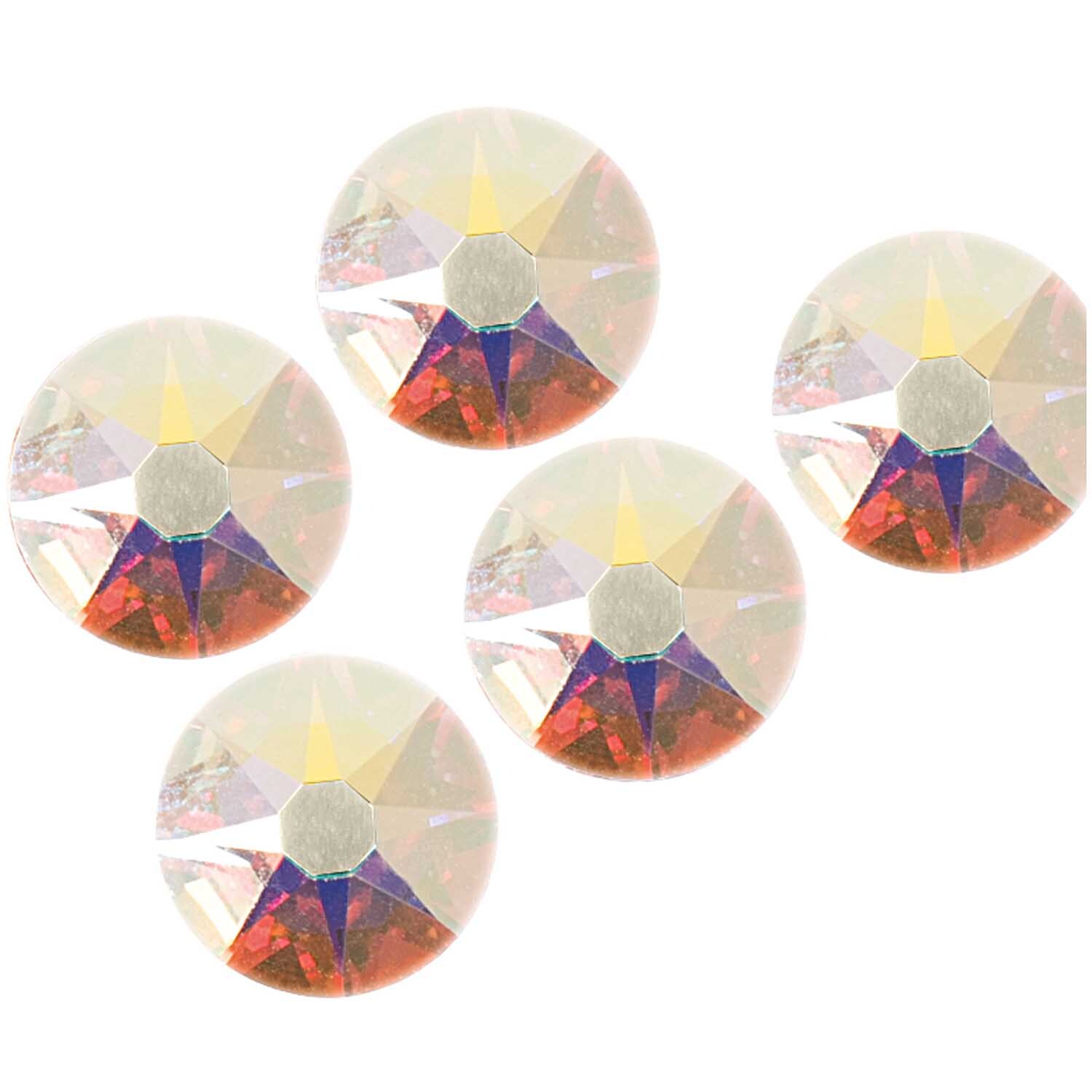 Klebesteine crystal AB 6mm 5 Stück
