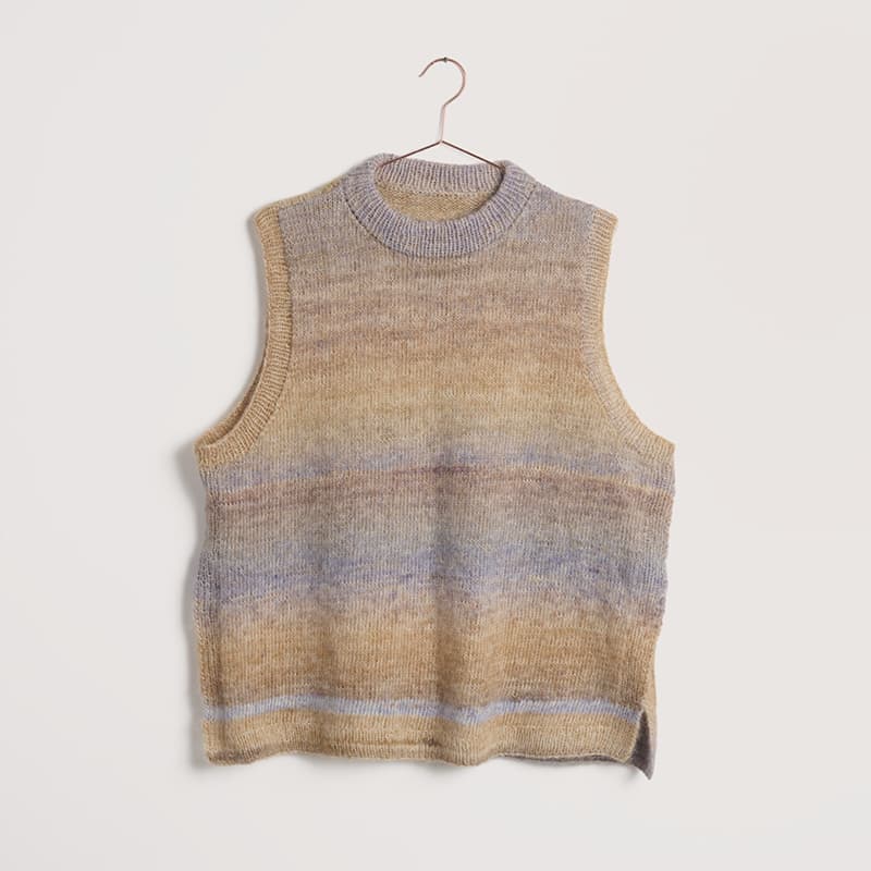 Gestrickter Pullunder: Modell 15 aus dem Heft Lovewool No. 22