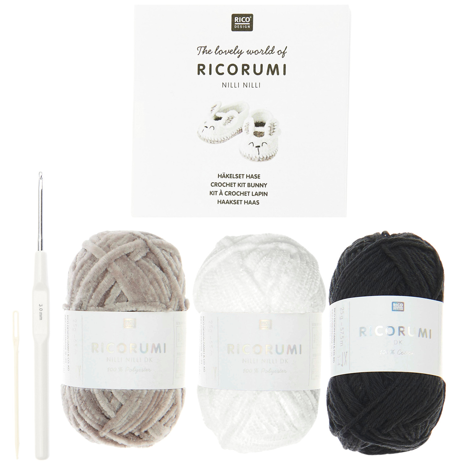 Ricorumi Häkelset Baby Booties Hase Ricorumi Häkelset Baby Booties Hase