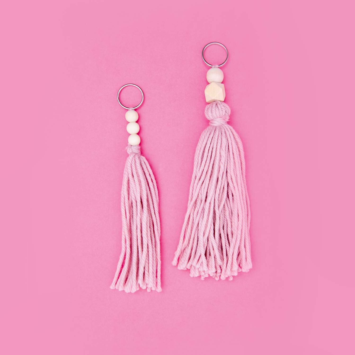 Bastelanleitung Schlüsselanhänger mit Holzperlen von Rico Design