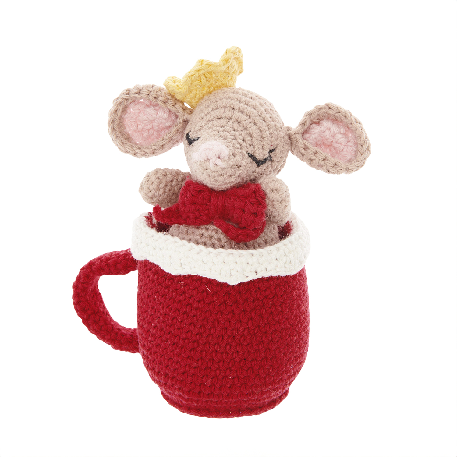 Häkelanleitung Ricorumi CAL Milo the Cheerful Mouse King von Rico Design