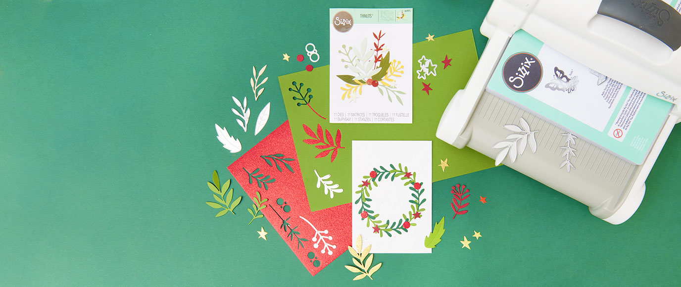 Sizzix Stanzmaschine mit passenden Weihnachtsschablonen