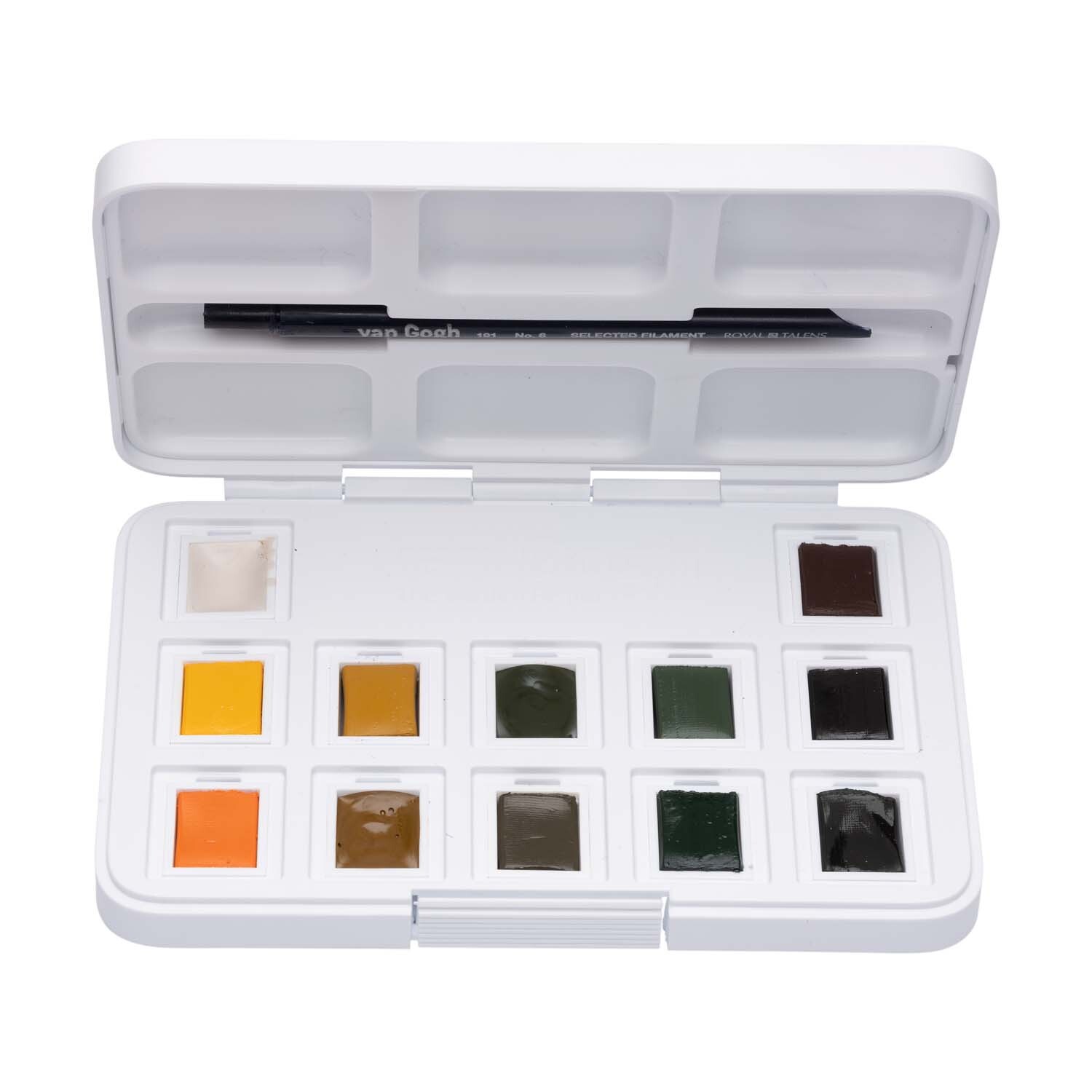 Aquarell Set Naturfarben 12 Näpfchen Aquarell Set Naturfarben 12 Näpfchen