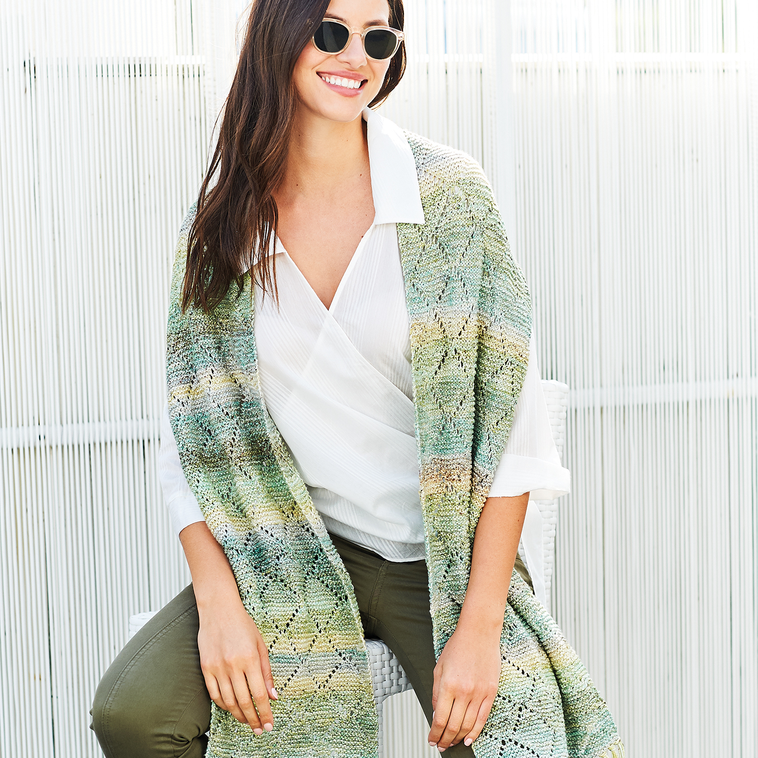 Strickanleitung Schal aus Fashion Cotton Double Printed dk Strickanleitung Schal aus Fashion Cotton Double Printed dk
