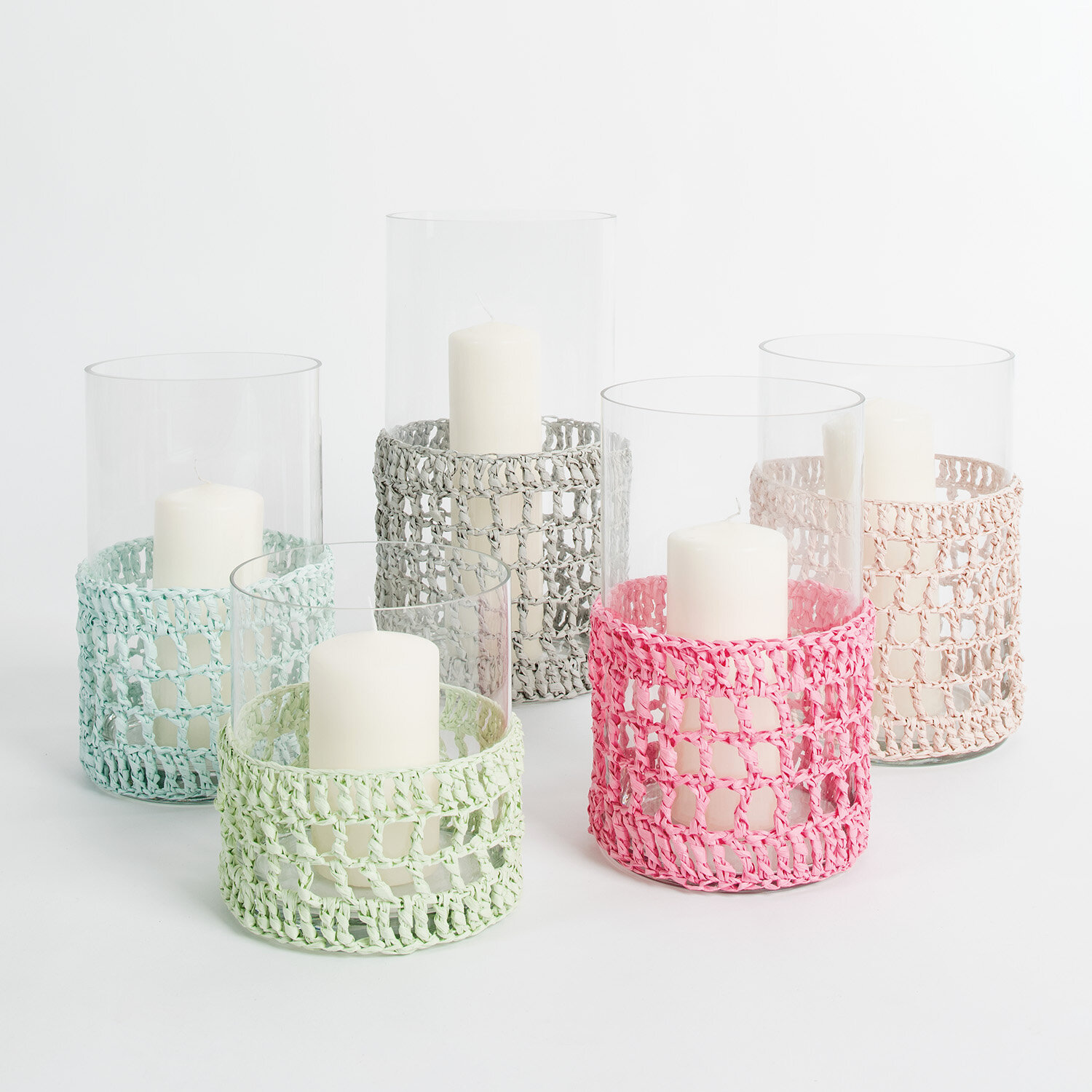 Häkelanleitung Windlichter Doppelstäbchen aus Creative Paper von idee. Creativmarkt 