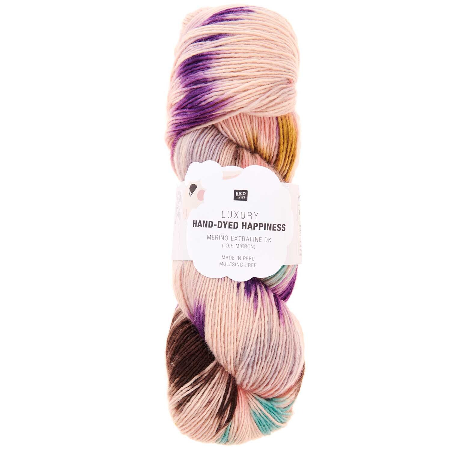Rico Design Luxury Hand-Dyed Happiness dk Puder-Lila