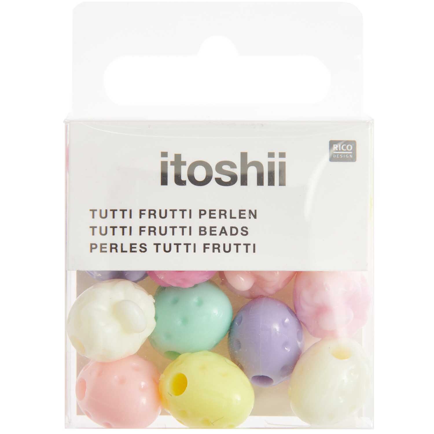 itoshii Erdbeeren Perlen pastell 14x16mm 12 Stück itoshii Erdbeeren Perlen pastell 14x16mm 12 Stück