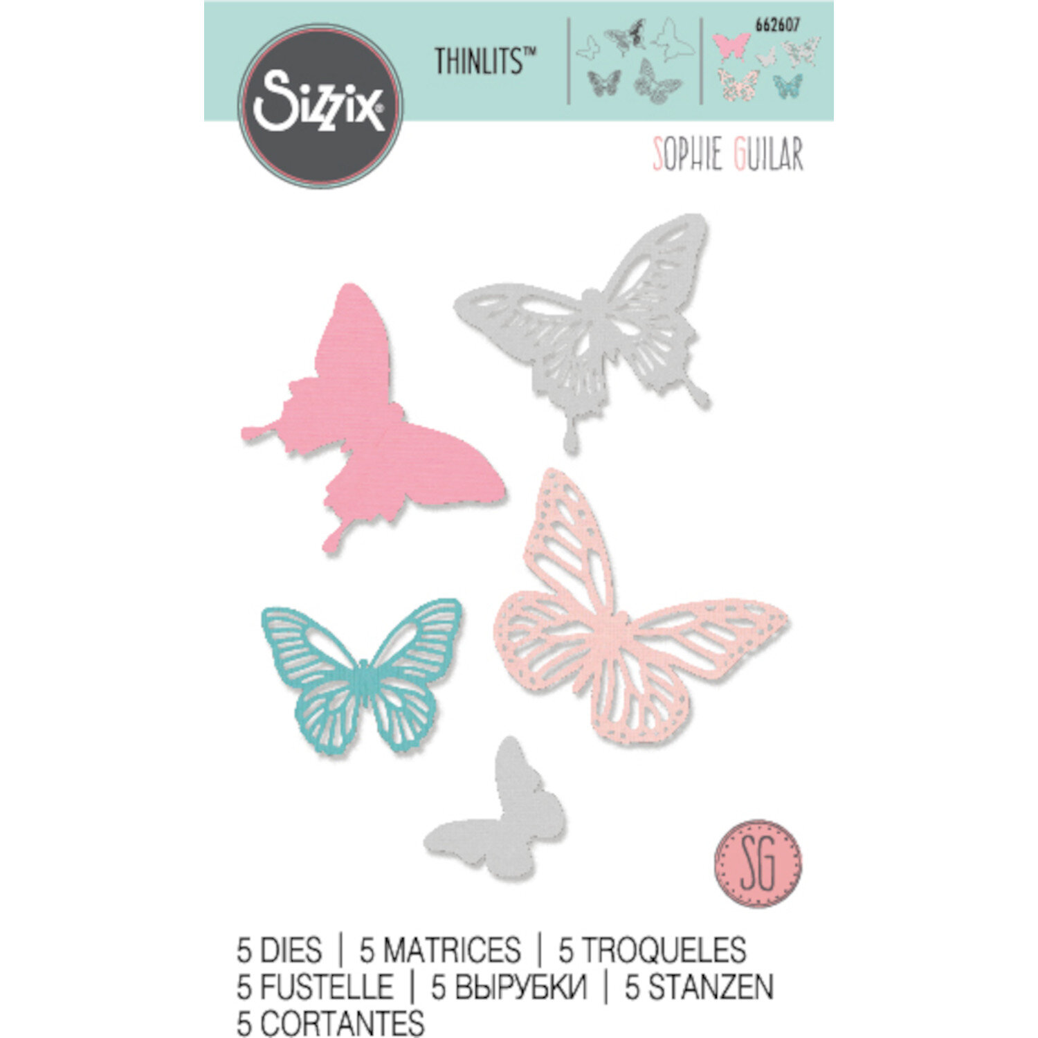 Thinlits Die Set Butterflies by Sophie Guilar von idee. Creativmarkt
