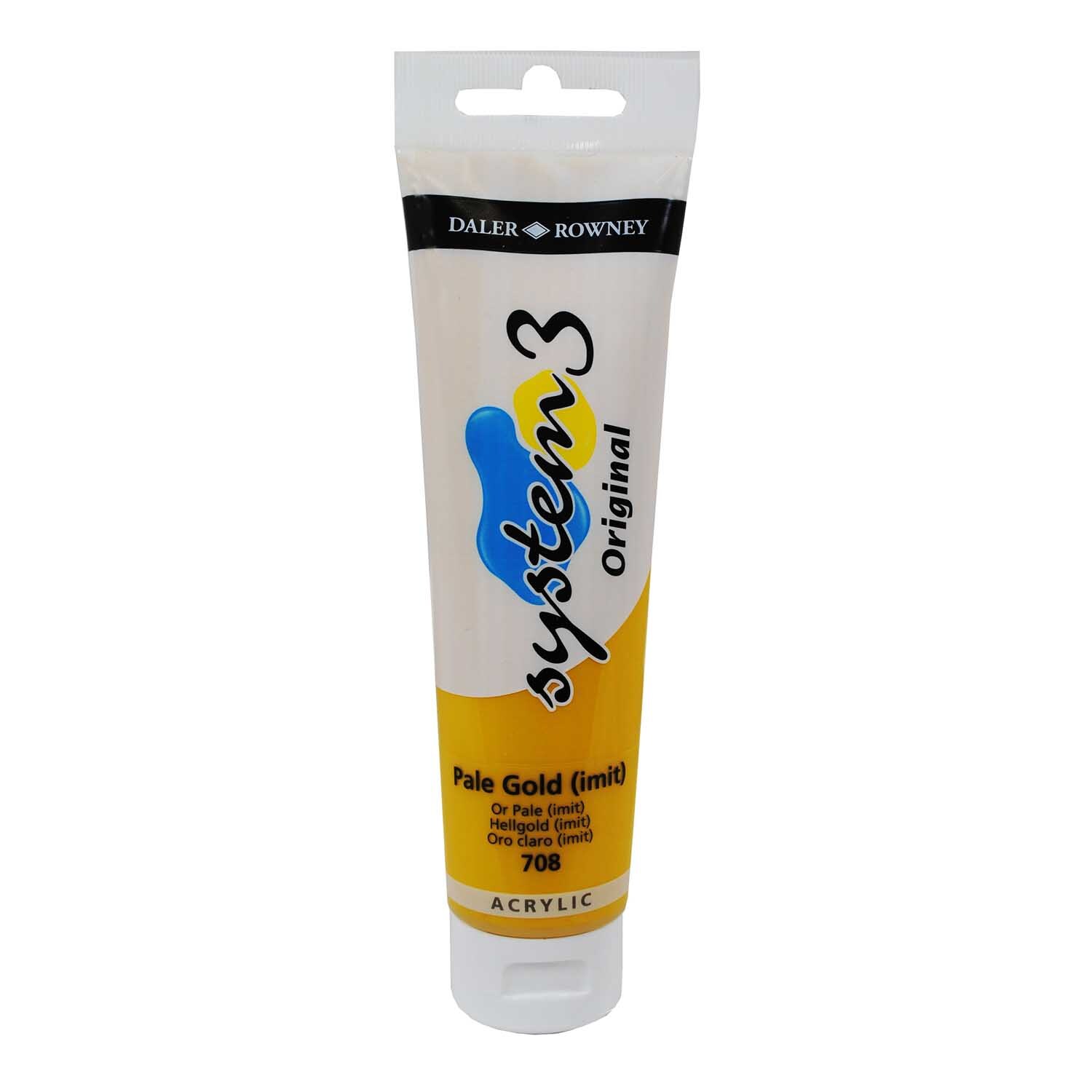 Daler-Rowney System 3 150ml Pale Gold