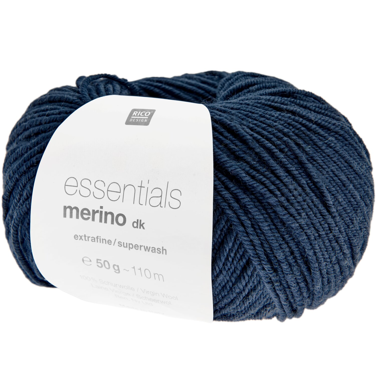 Essentials Merino dk 50g 110m Farbe Navy von Rico Design